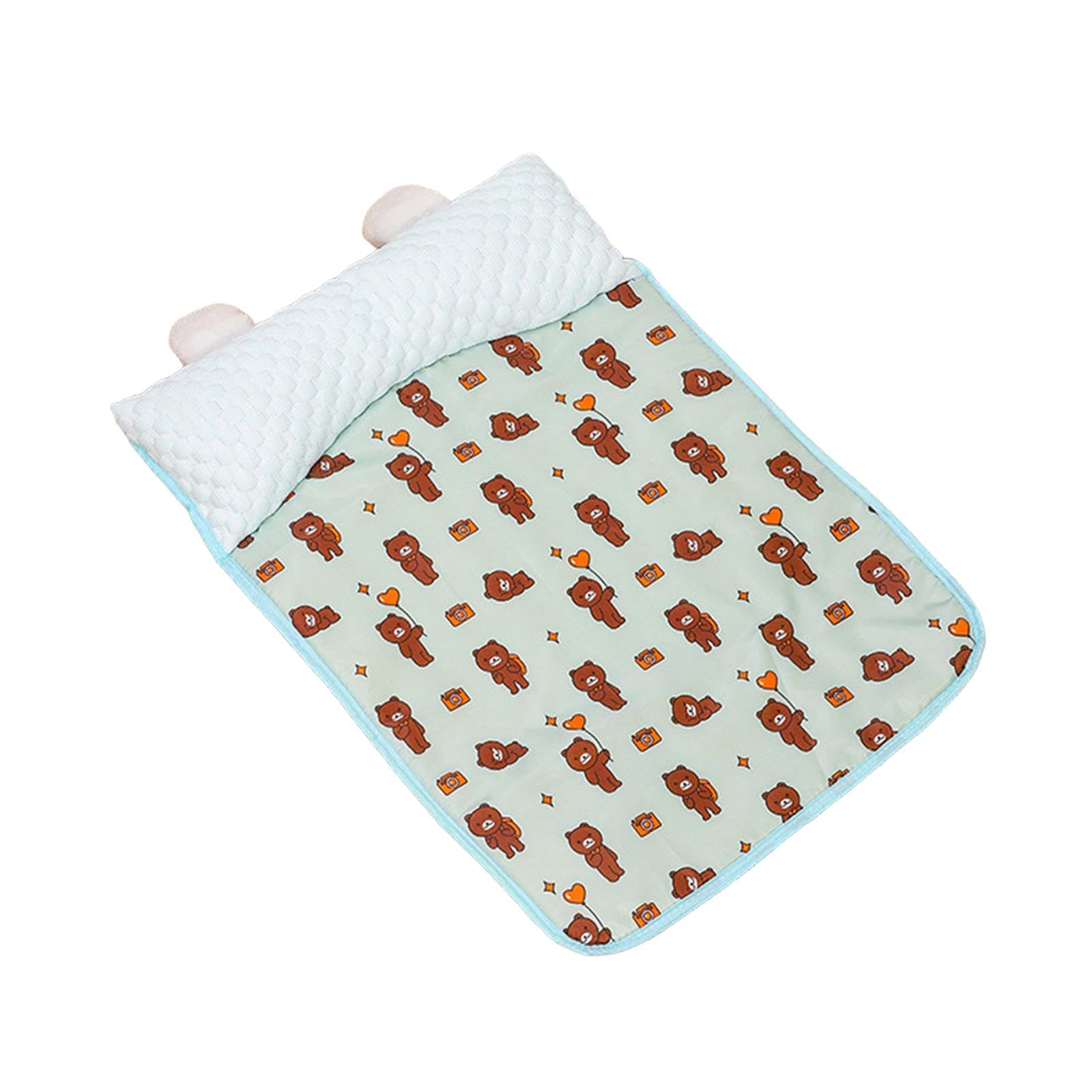 Urijx Dog Cooling Mat Pet Cat Cooling Cushion for Floor Outdoor Cats Kittens Puppy Blue Pet Supplies | Dog Supplies | Beds