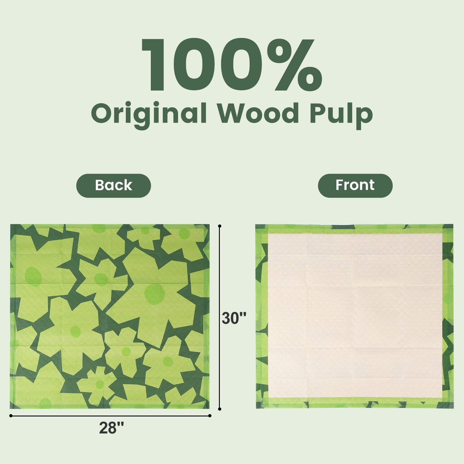 Gardner Pet Disposable Puppy Pads XL, 28 x 30 Dog Pee Pads for Dogs, Super Absorbent & Leak-Proof Full Edge-Wrapping Extra Thick