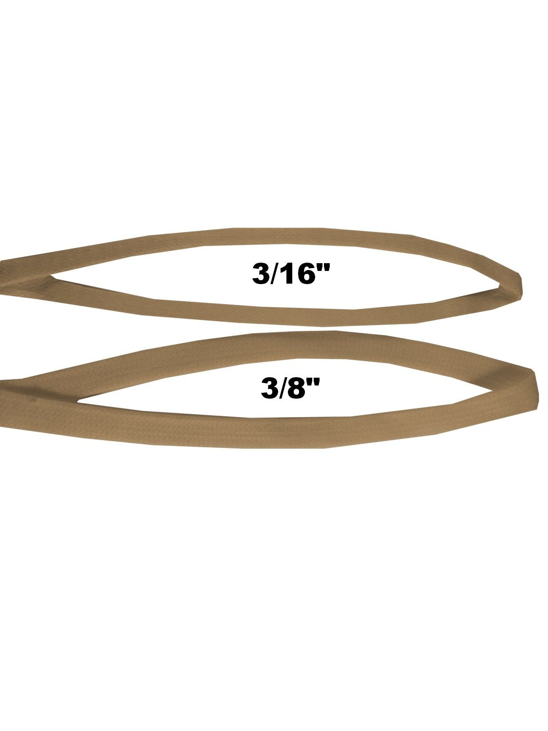 Resco Professional Cordo-Hyde Show Lead, 3/8-Inch Wide By 60-Inch Long, Wheat