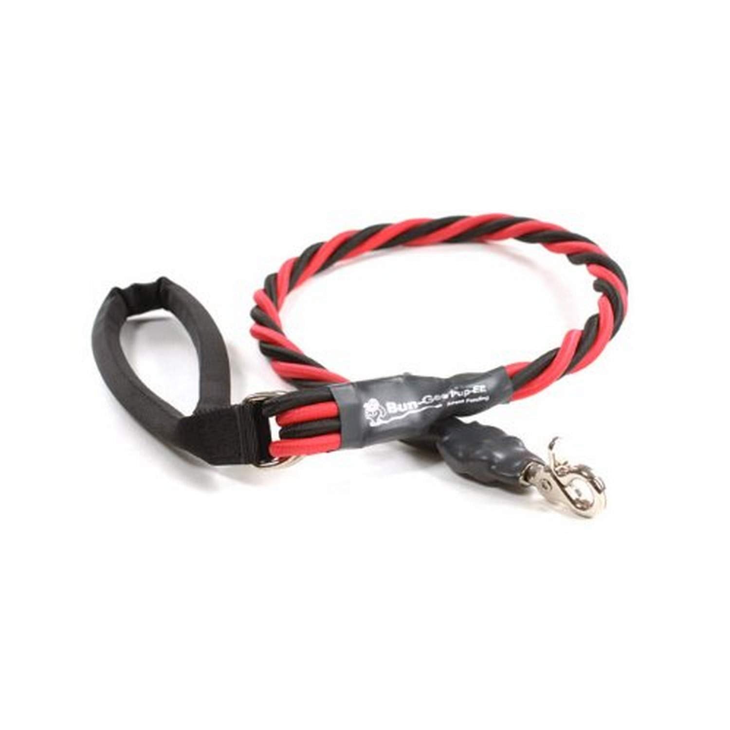 Bungee Pupee3-Feet X-Large Leash, Red/Black