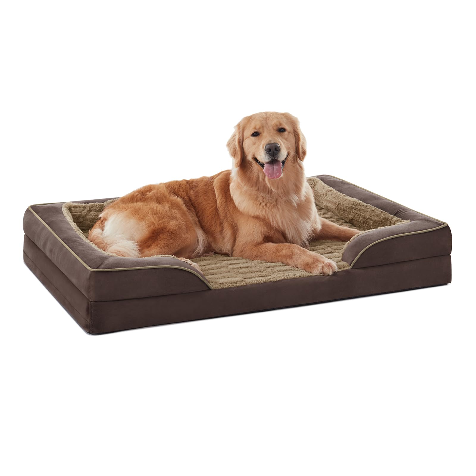 Furtime Orthopedic Dog Bed For Extra Large Dogs - Xl Washable Dog Sofa Beds Large, Supportive Foam Pet Couch Bed With Removable 