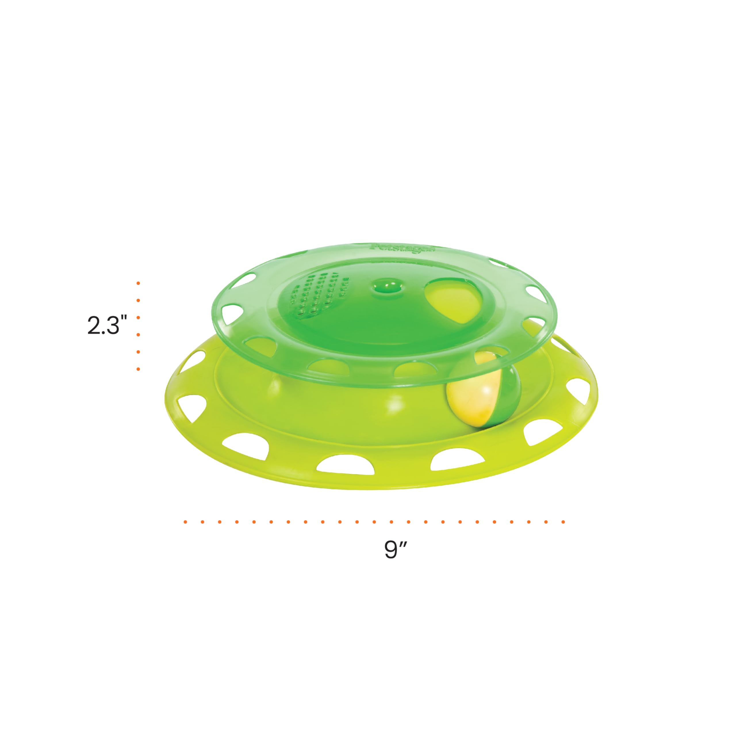Catstages Catnip Chase Track Green Interactive Cat Toy