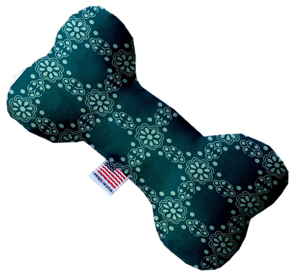 Pet and Dog Plush Heart or Bone Toy, "Nautical Group" (Available in different sizes, and 10 different pattern options!) Blue Diamonds 6" Plush Heart
