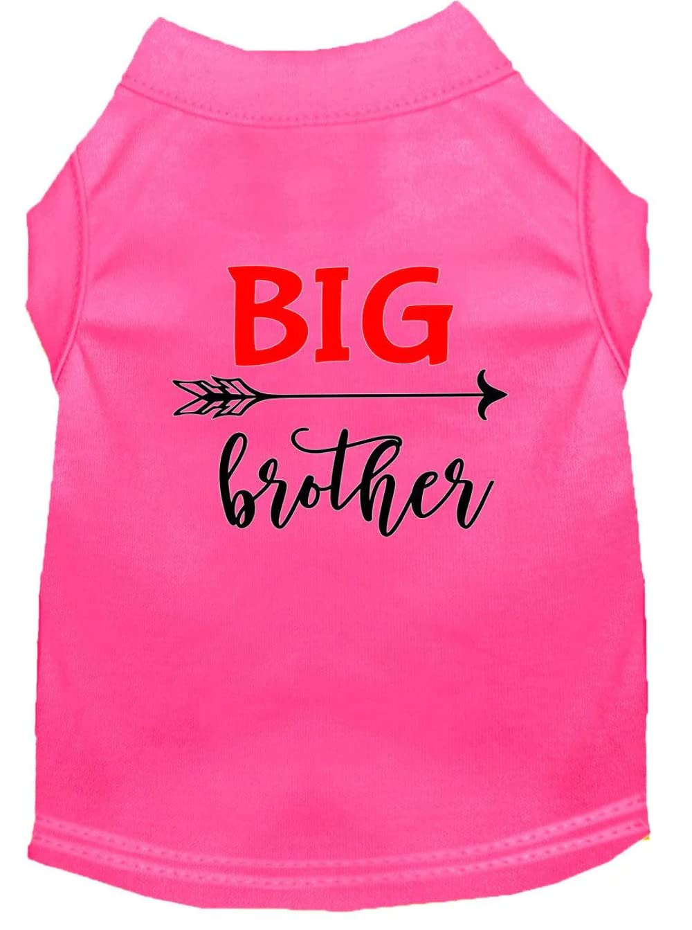 Pet Dog & Cat Shirt Screen Printed, "Big Brother" Purple 2XL (20-25 lbs.)
