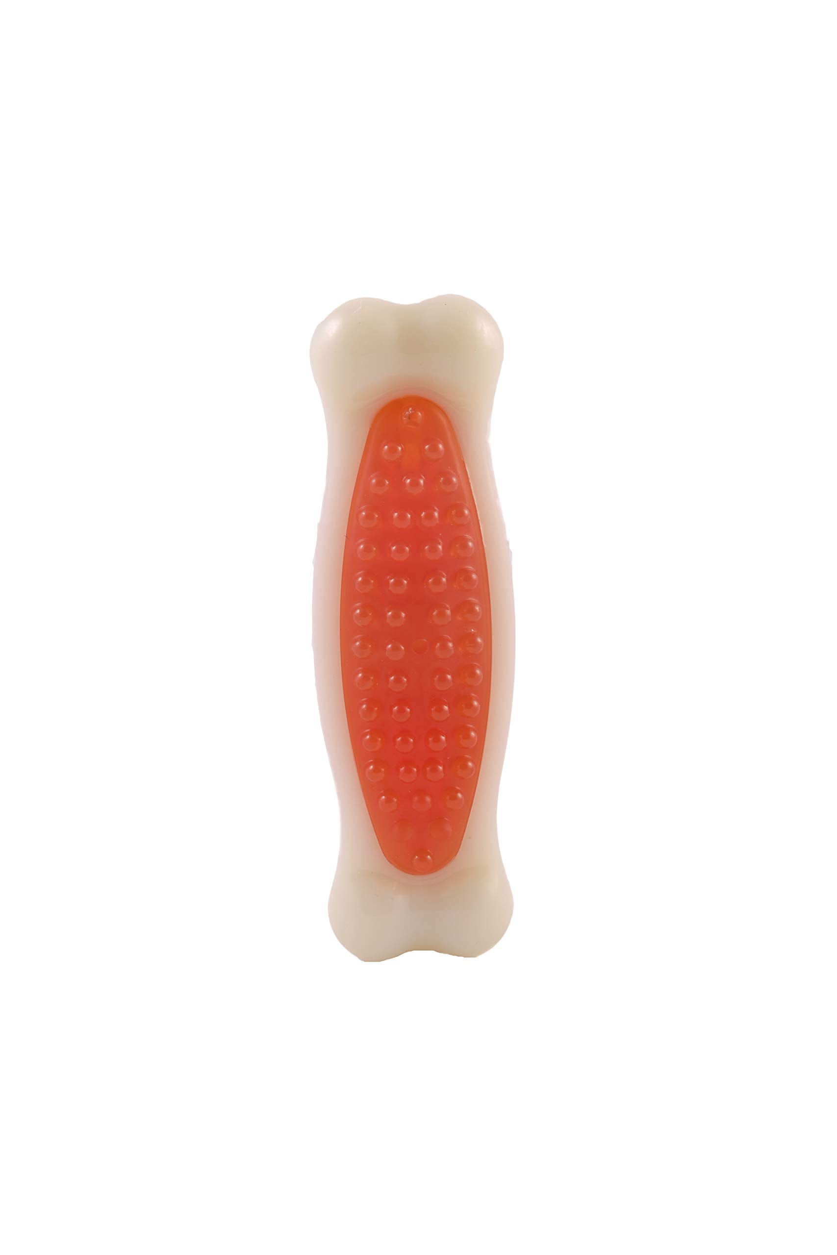 Hartz Chew 'N Clean Tuff Bone Bacon Scented Dental Dog Chew Toy - Small