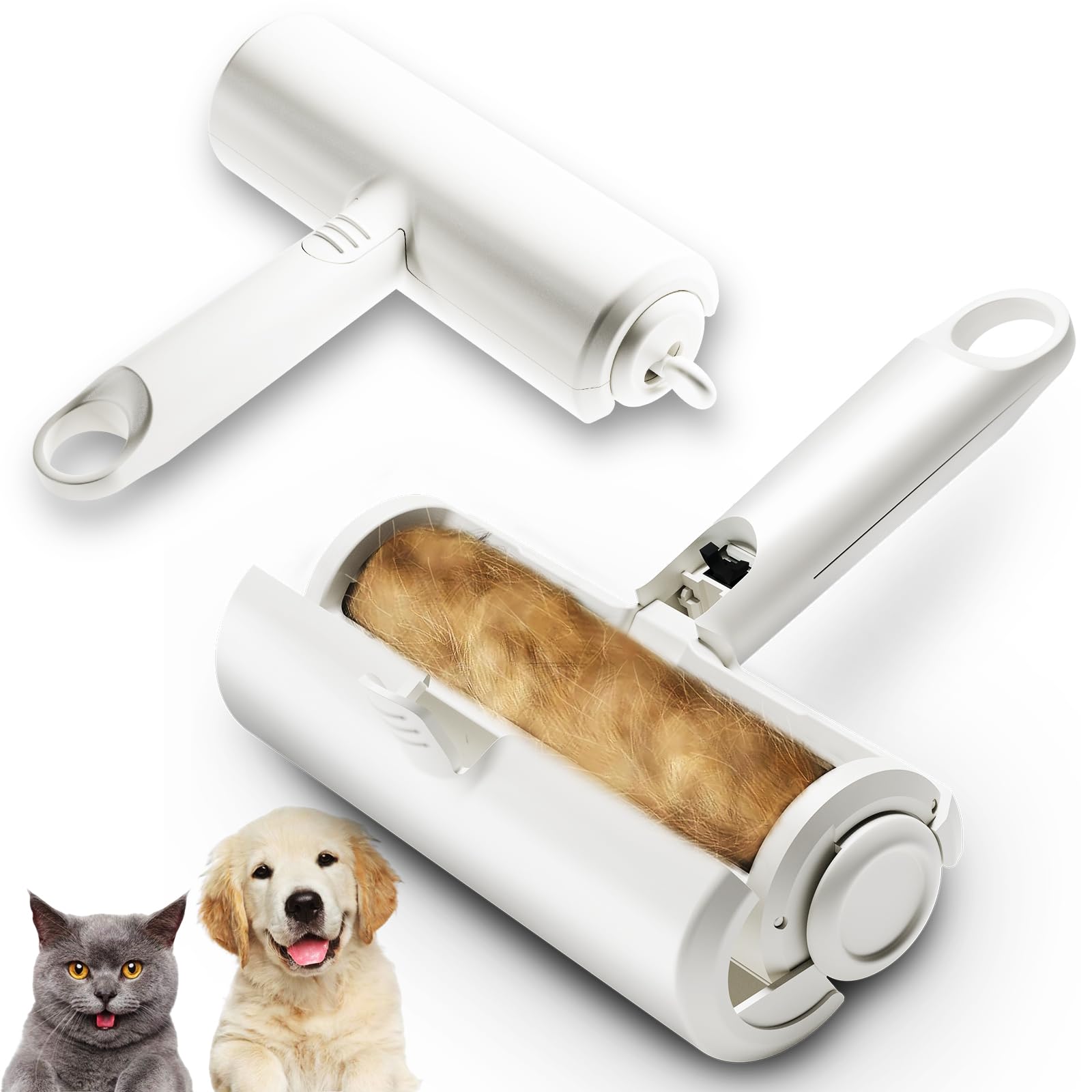 Pet Hair Remover,DAINTIER Reusable Lint Roller,Cat and Dog Hair Removal Tool,2024 Upgraded Animal Lint Remover for Furniture, Ca