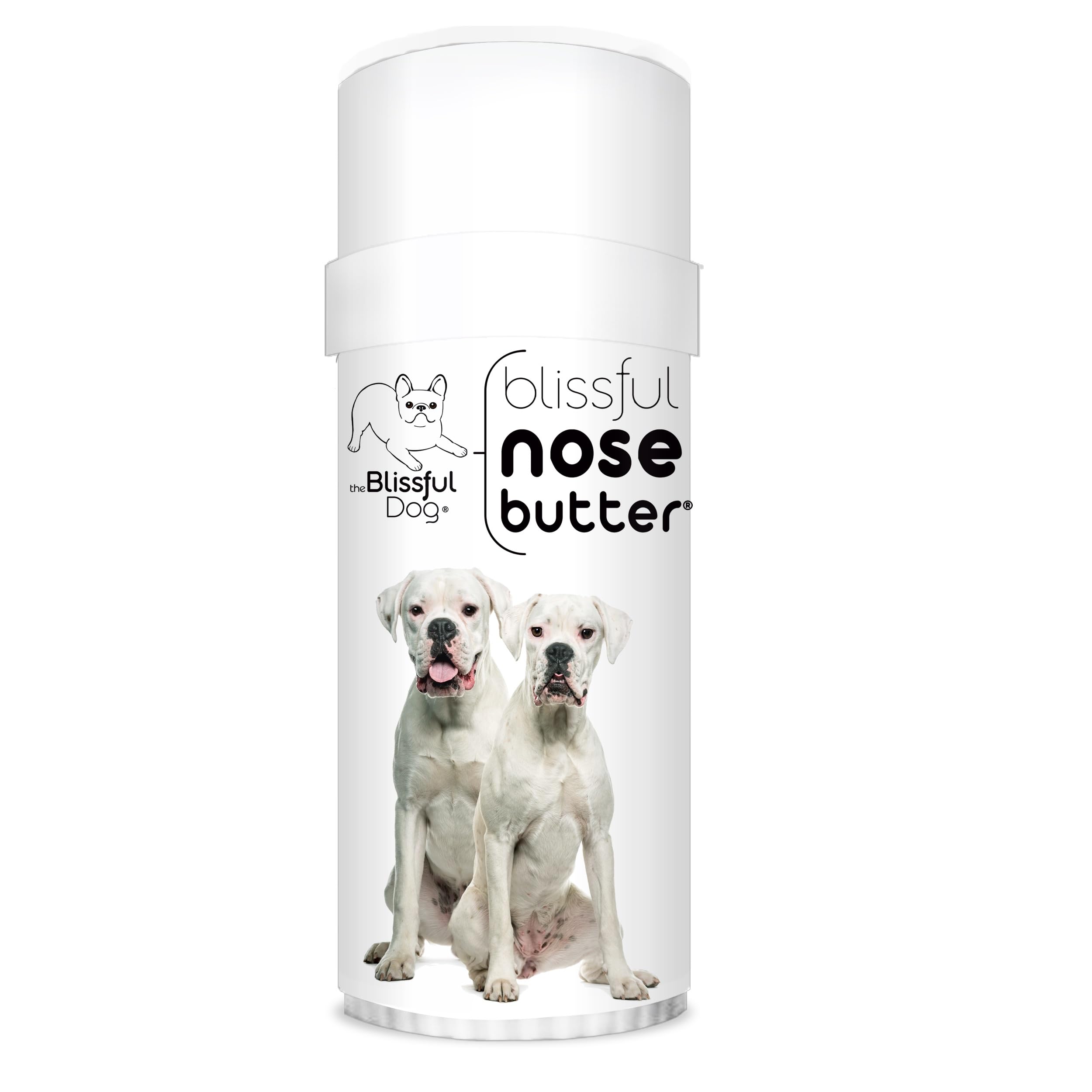 The Blissful Dog White Boxer Unscented Nose Butter, 2 oz Tube