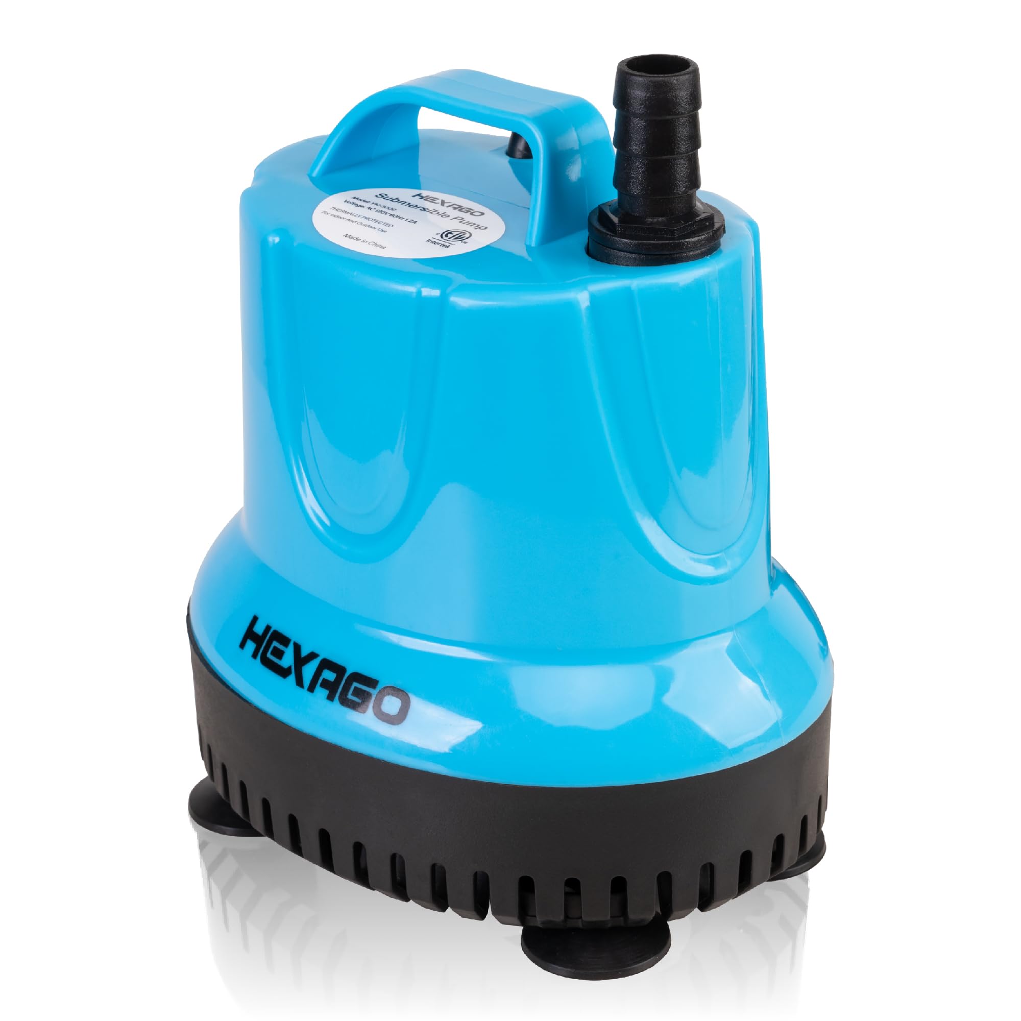 Hexago 580GPH Submersible Water Fountain Pump, 60W Small Sump Pump with 9FT High Lift, Aquarium Pumps for Outdoor Pond, Hydropon