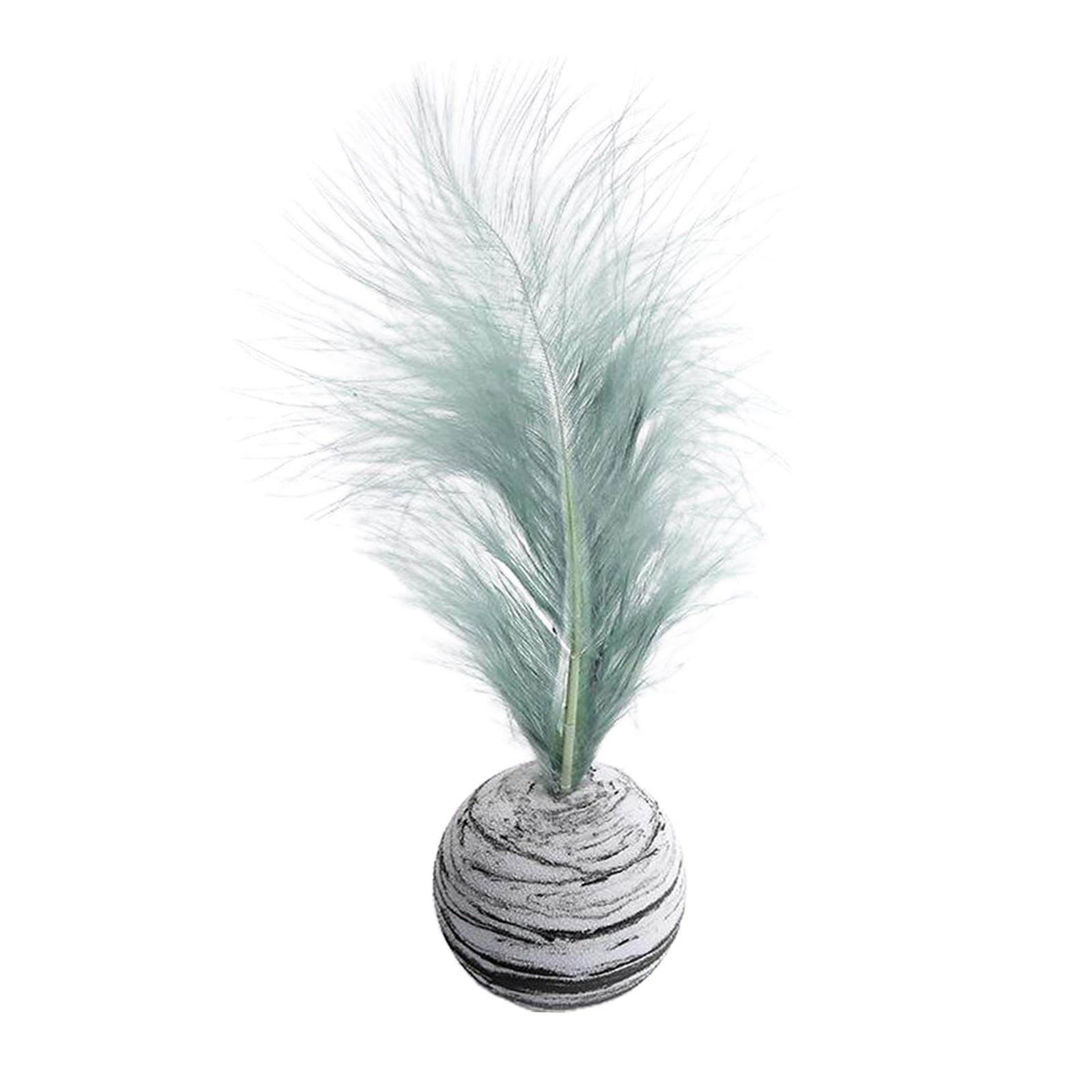 Atorse Cat Feather Tumbler Ball Toy Interactive Fun Toy Kitten Pet Playing Black|Pet Supplies|Cat Supplies|Toys