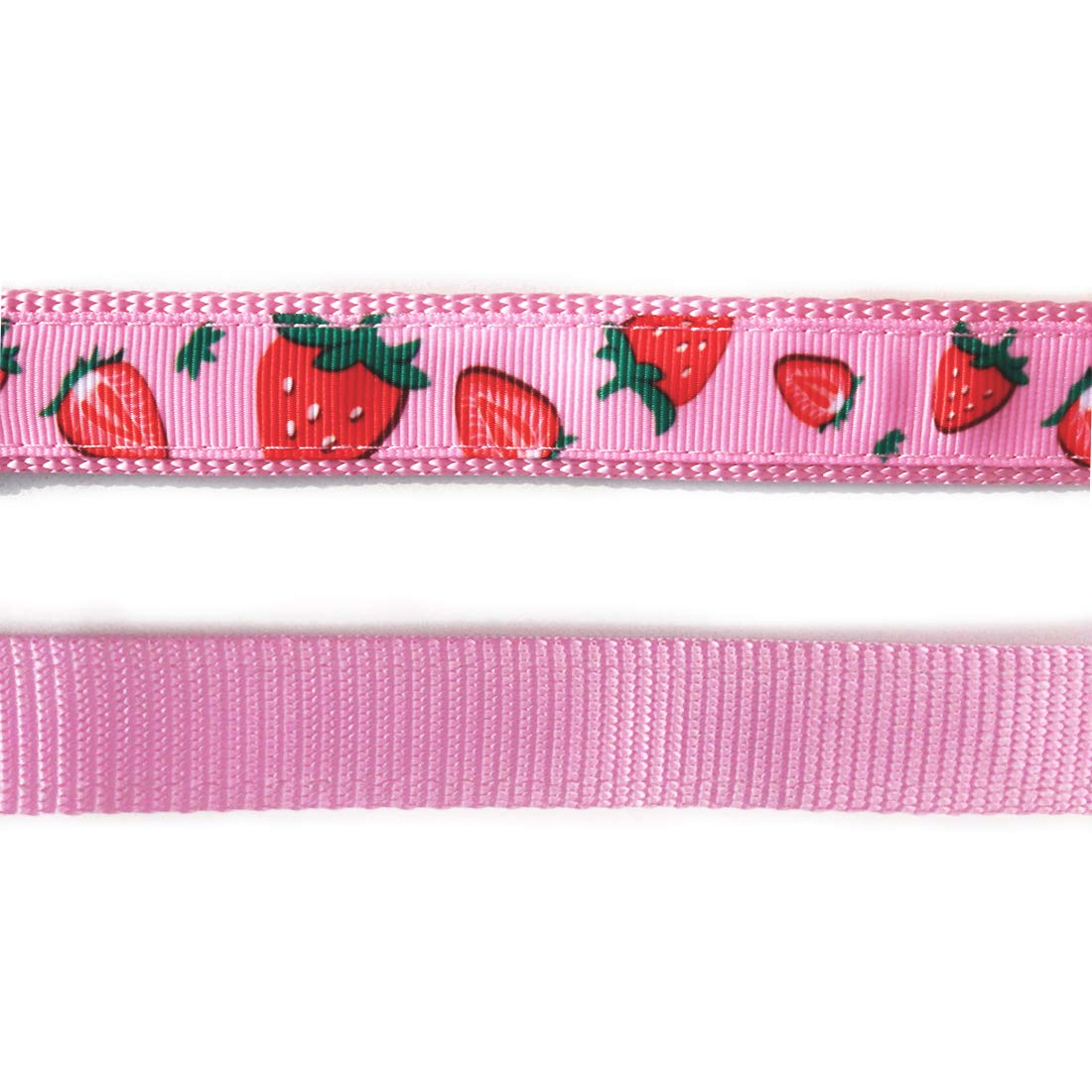 Azuza Dog Collar Bow Tie, Lovely Pink Dog Collars With Bowtie For Small Dogs