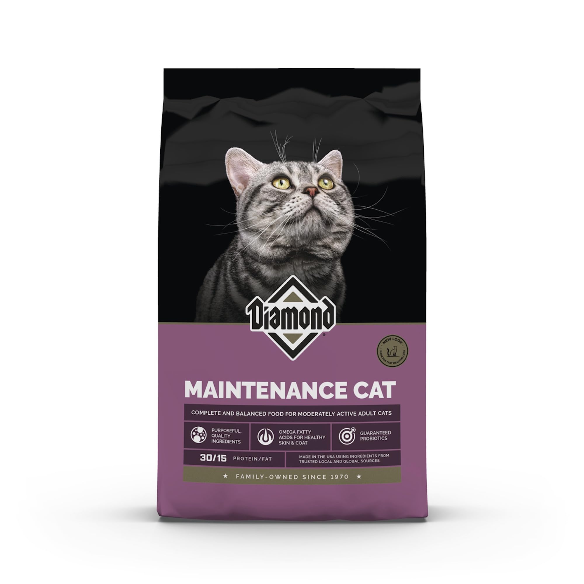 Diamond Adult Dry Cat Food Maintenance Formula with Protein, Probiotics and Antioxidants