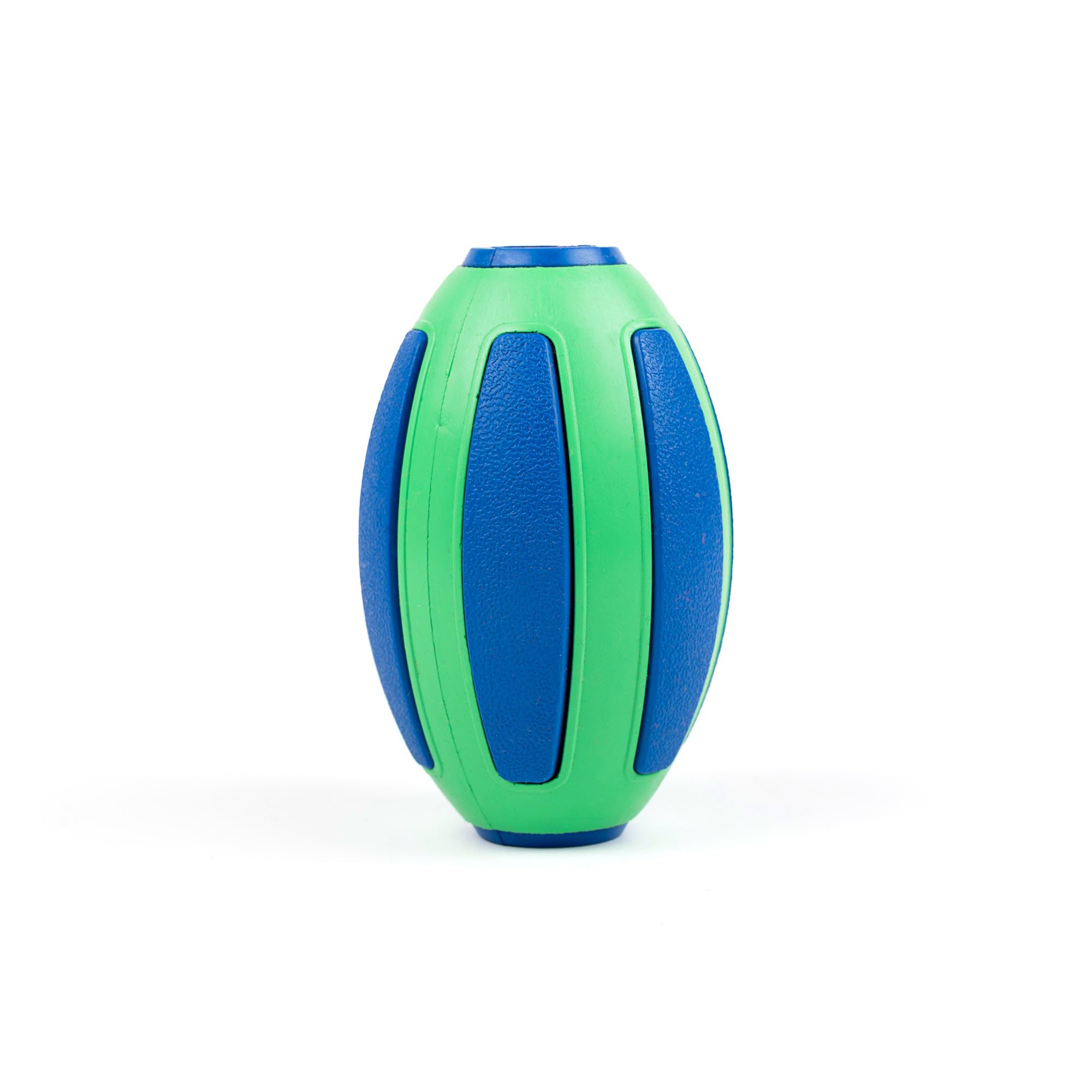Huft Rugby Chew Dog Toy  Blue & Green