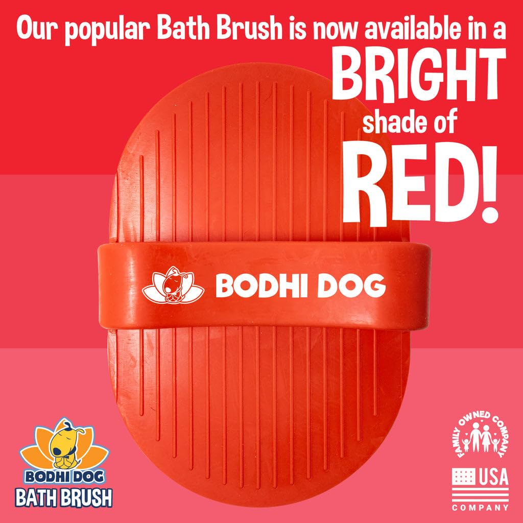 Bodhi Dog Shampoo Brush | Pet Grooming Supplies For Cats & Dogs | Long & Short Hair Scrubber | Professional Quality Bath Brush