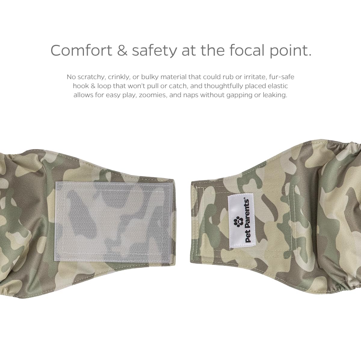 Pet Parents Premium Washable Belly Bands For Male Dogs & Extendrs, (3Pack) Of Male Dog Diapers & Male Dog Belly Bands, Color: Camo, Size: Extra Large Dog Diapers Male