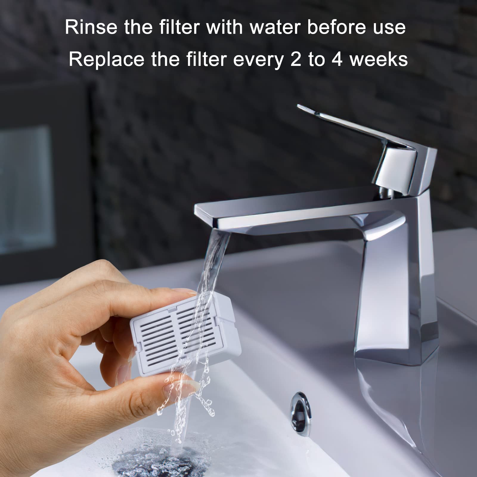 Wonder Creature Cat Fountain Filter For Aurora, Cupcake And 360?Stainless Steel Cat Water Fountain, 8 Carbon Filters 2 Foam Filters Ceramic Cat Fountain Water Dispenser Dog Fountain Filters Pack