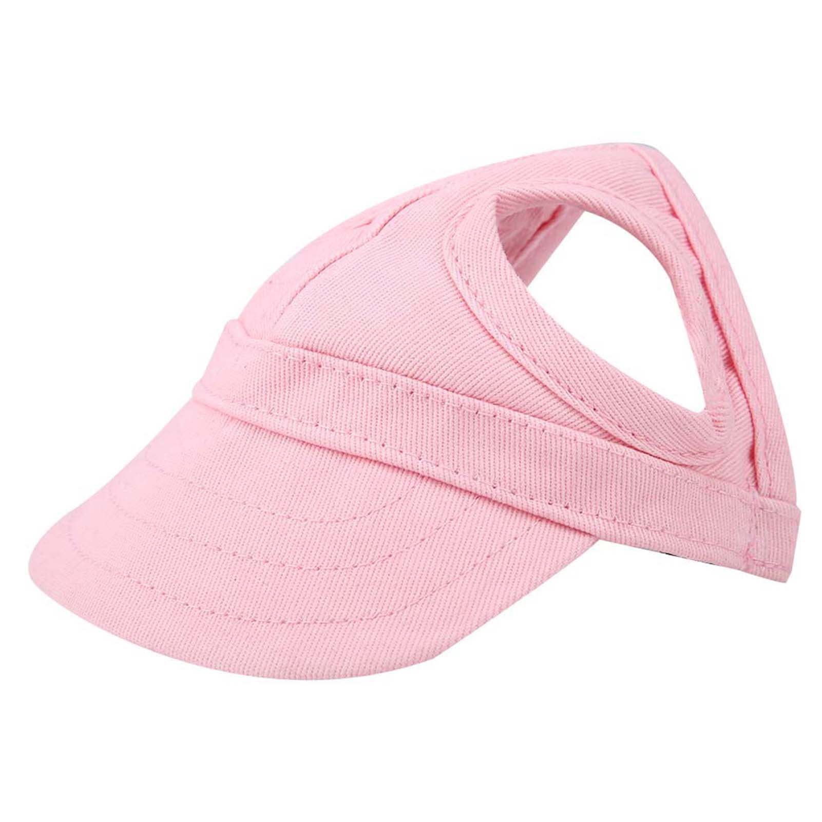 Pet Dog Hat Cat Dog Baseball, Pet Sunbonnet With Ear Holes Adjustable Stripe, Cute Pet Dog Travel Sport Hat For Spring Summer Hi