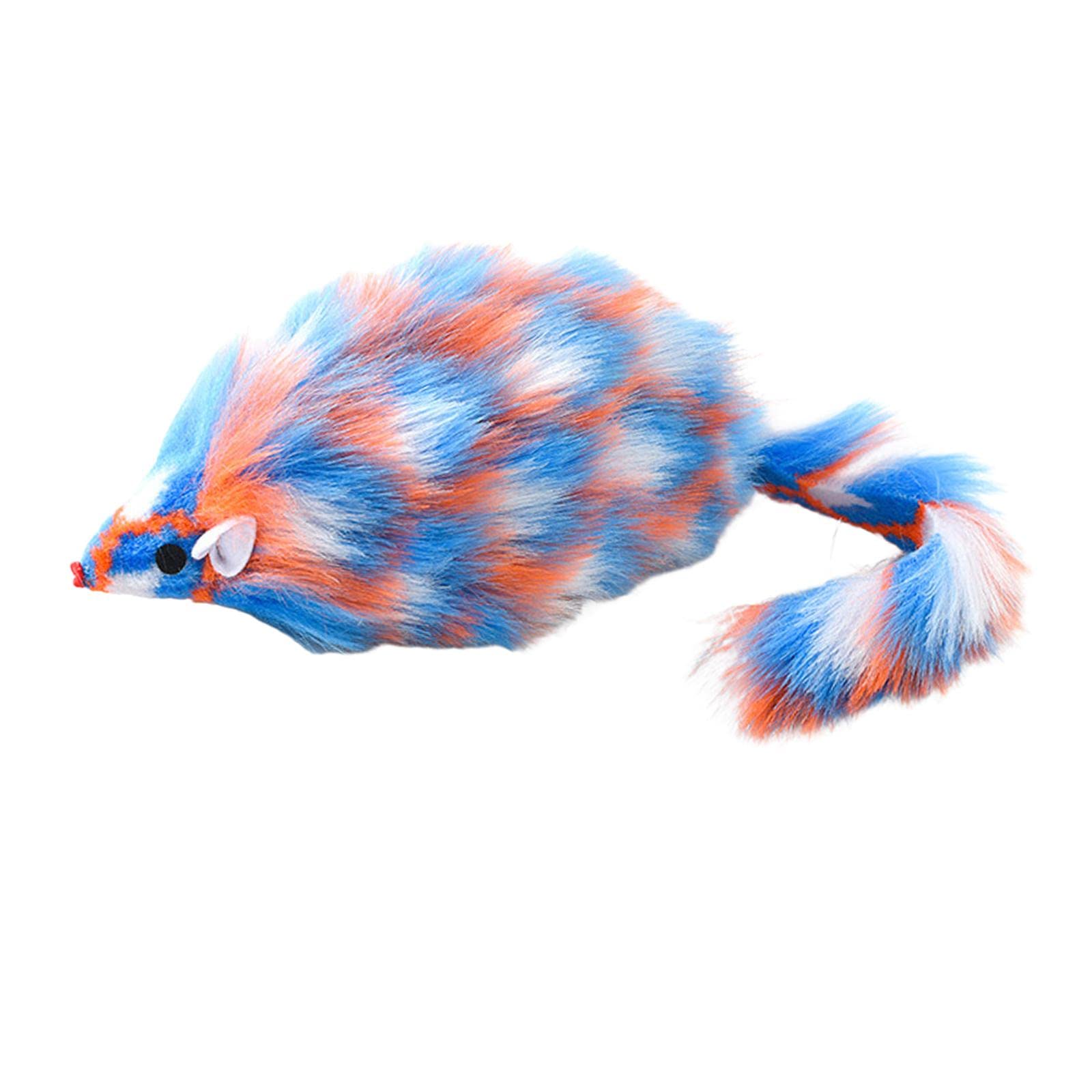 The Style Sutra False Plush Mouse Cat Toys Funny Teaser For Interactive Game Kitten Colorful | 1 False Mouse Cat Toy