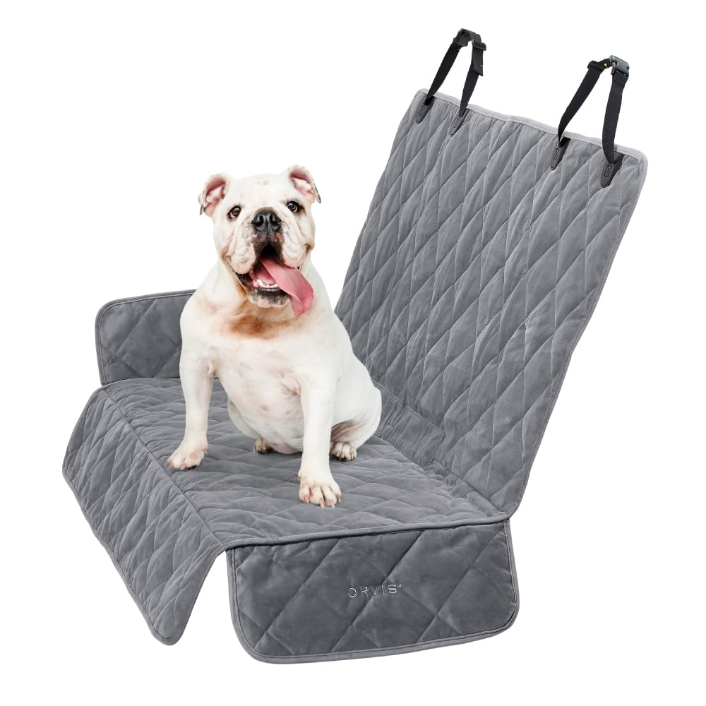 Orvis Grip-Tight Quilted Microfiber Backseat Protector  X-Large  Gray X Large