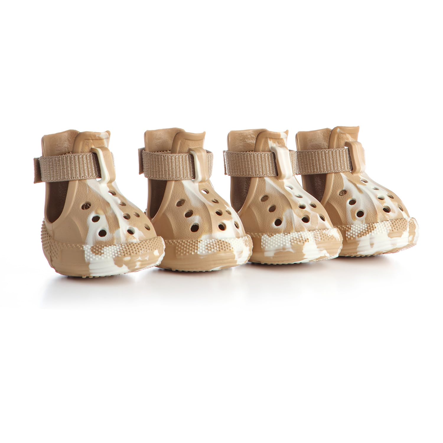 AOKOWN Dog Shoes for Hot Summer Pavement, Dog Shoes for Large Dogs, Waterproof Dog Boots & Paw Protectors, Non-Slip Dog Rain Boo