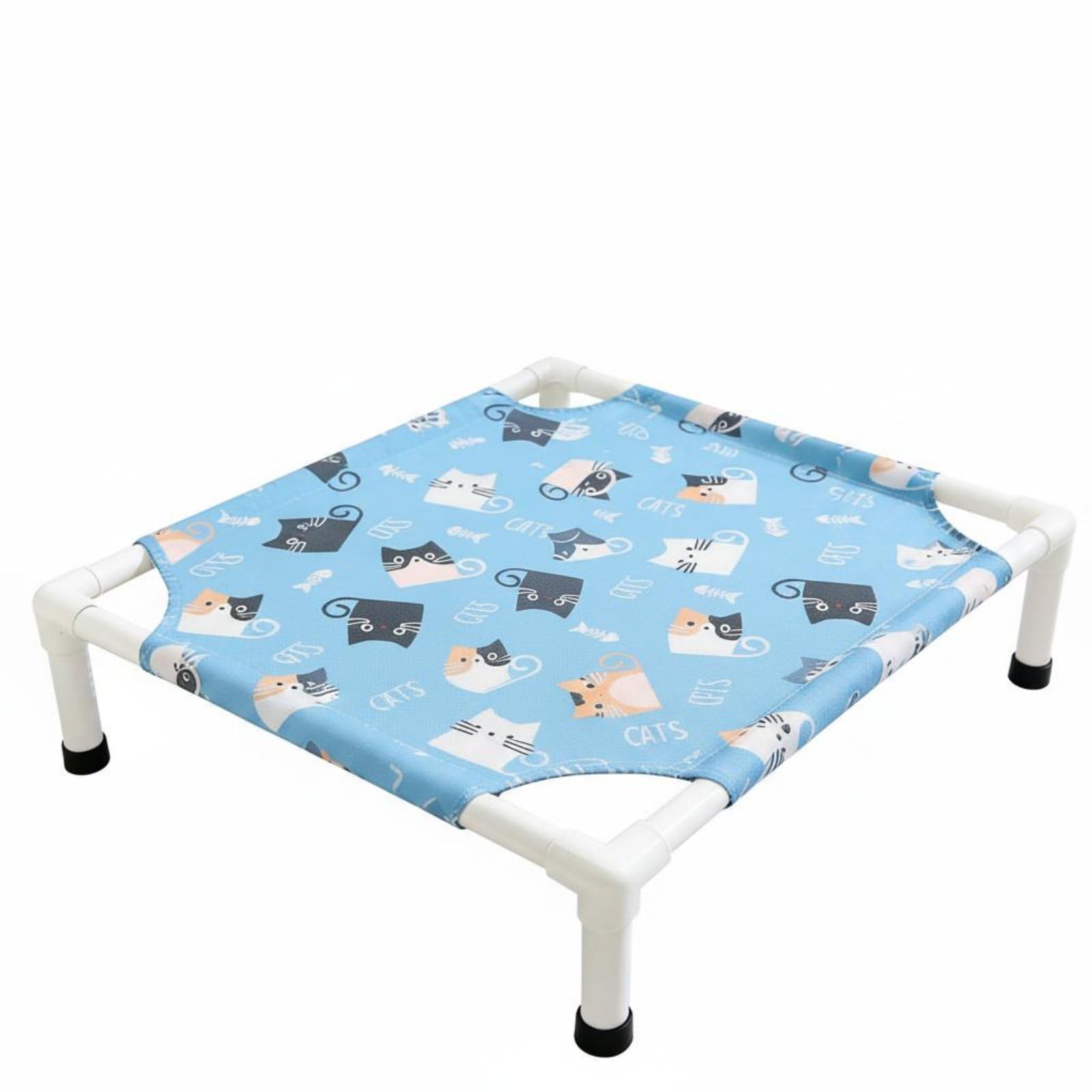 LOOM TREE Detachable Elevated Dog Bed YearRound Raised Dog Bed Washable Mesh Pet Cot Above the Ground for Small Dogs, S, Fortun