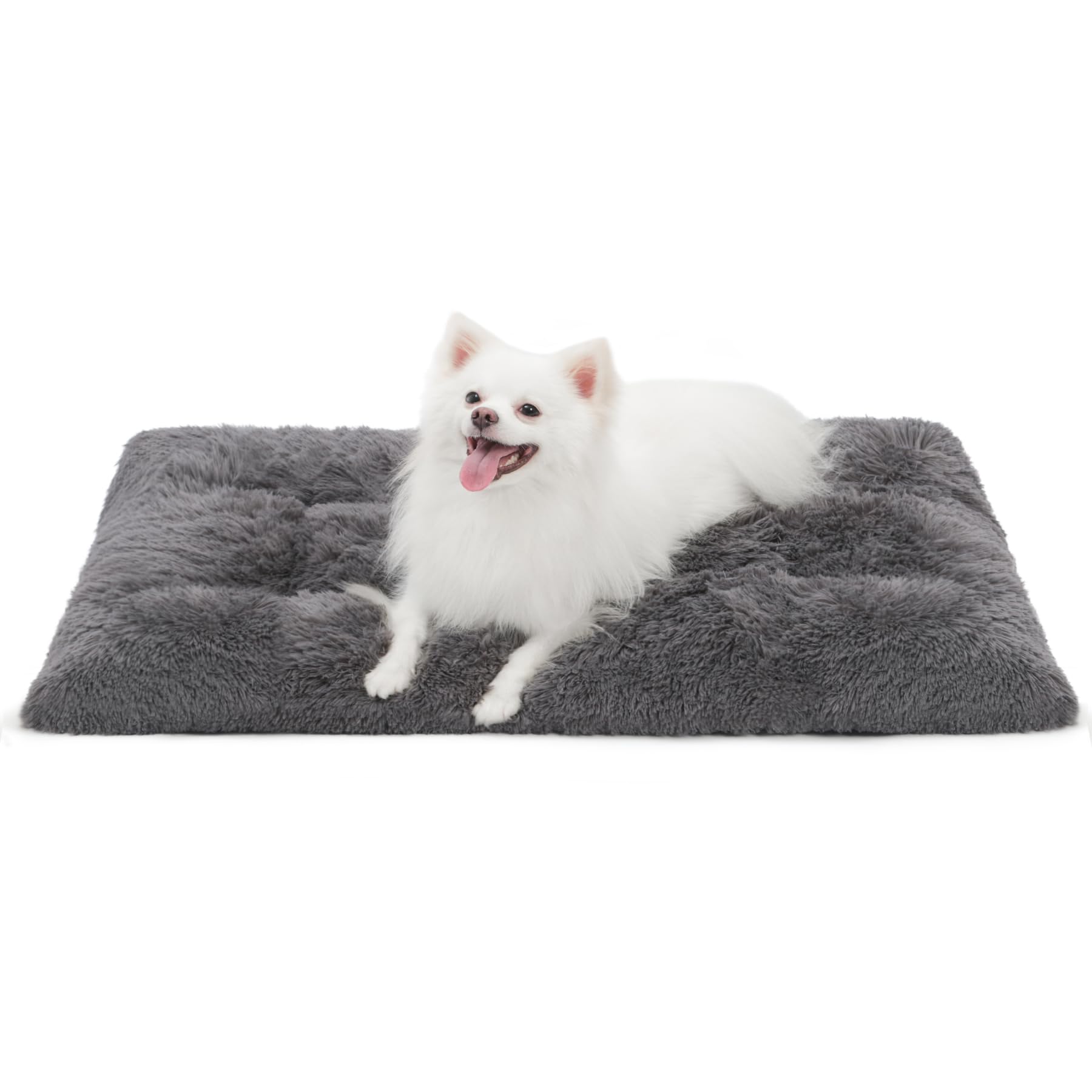 Wayimpress Small Dog Bed Crate Pad Mat For Cages Washable Bed For Small Medium Size Dog Soft Kennel Pad Anti-Slip Pet Bed,24 X