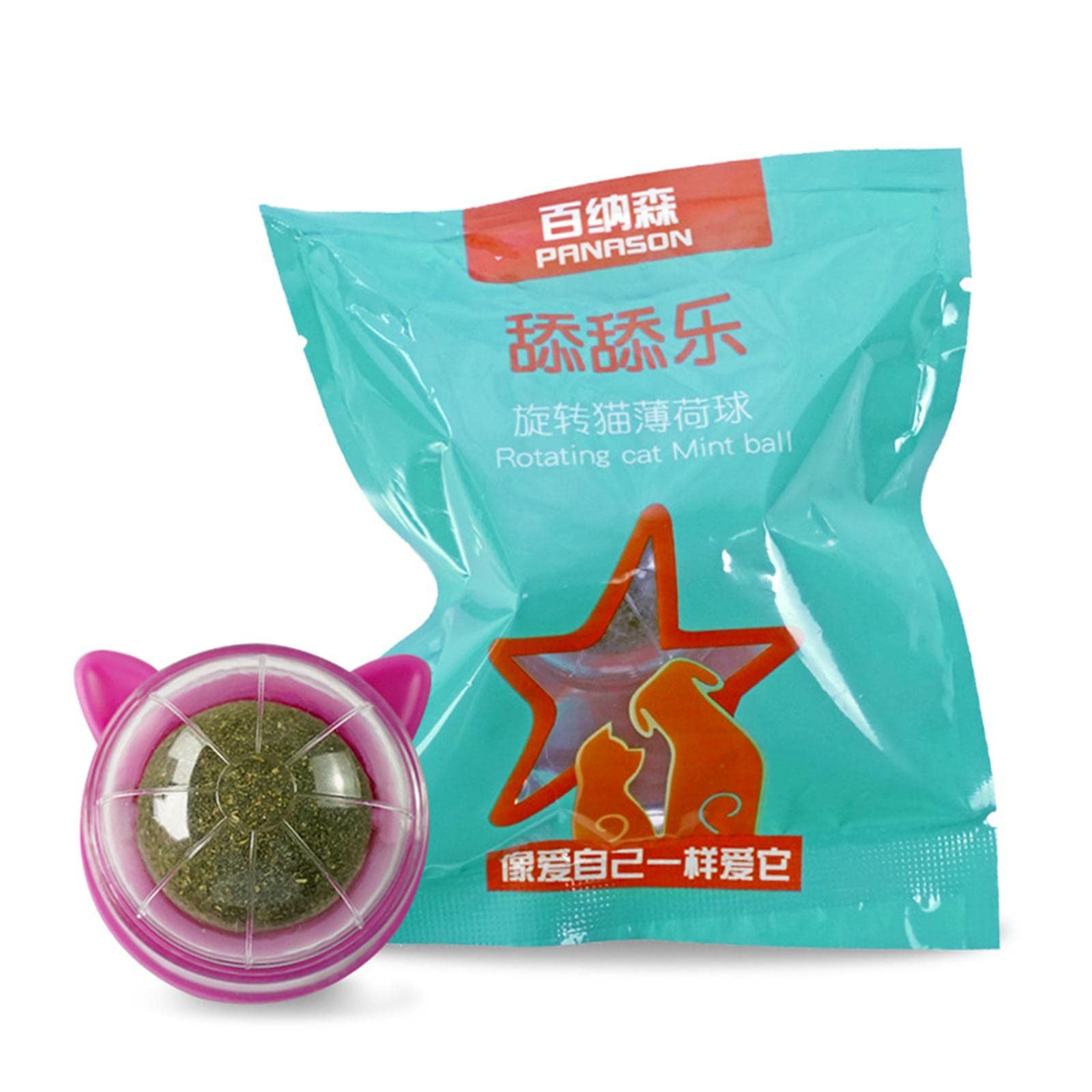 Enakshi Catnip Ball Toys Teething Toy Snack Pet French Windows With Lid Chew Cat Toy Style P |Pet Supplies | Cat Supplies | Toys