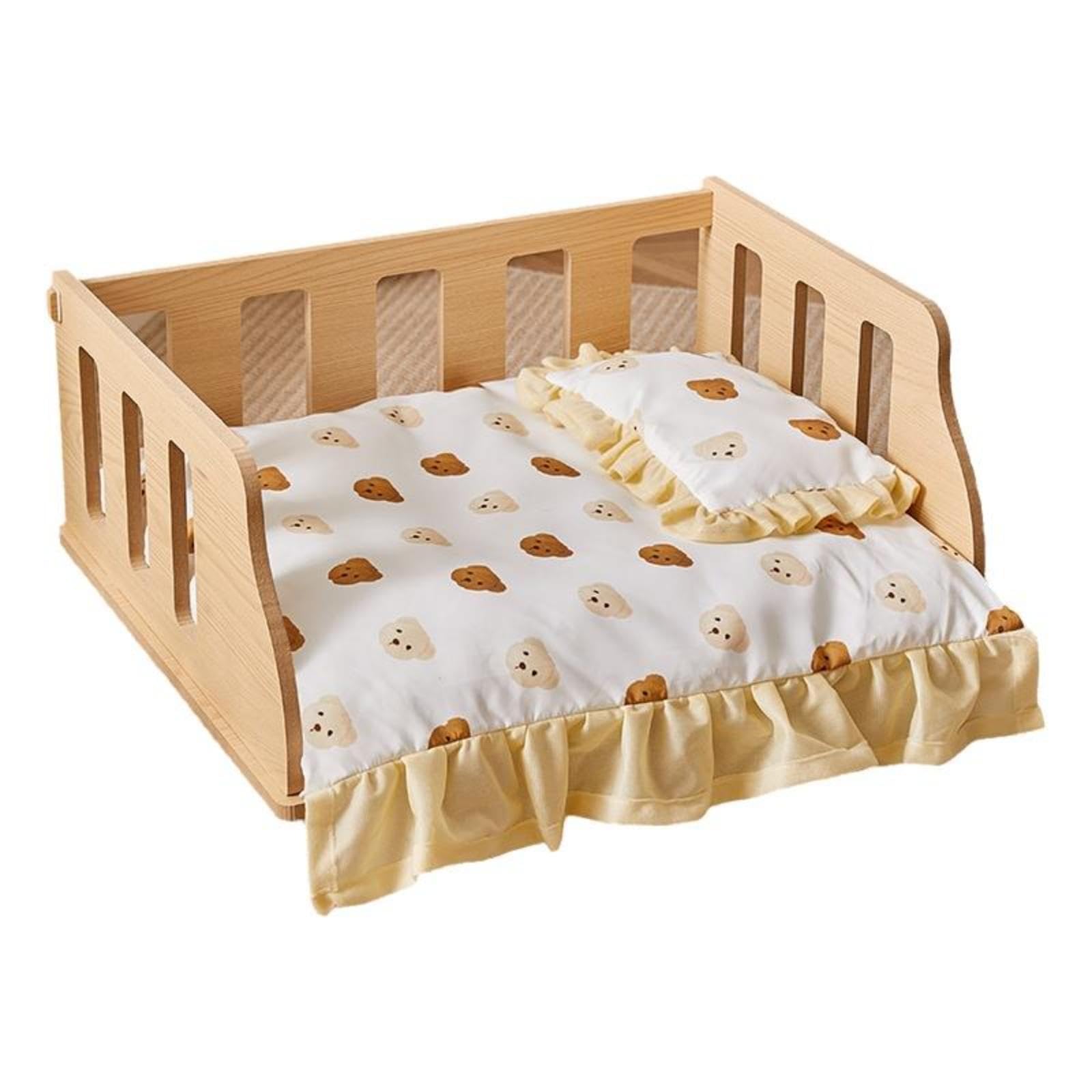 Zoomella Pet Bed, Cat Bed, Dog Bed, cleanable Removable Cover, nonslipslipSlip Bottom Bear 51x36x22cm|Sofas, Loveseats & Chais