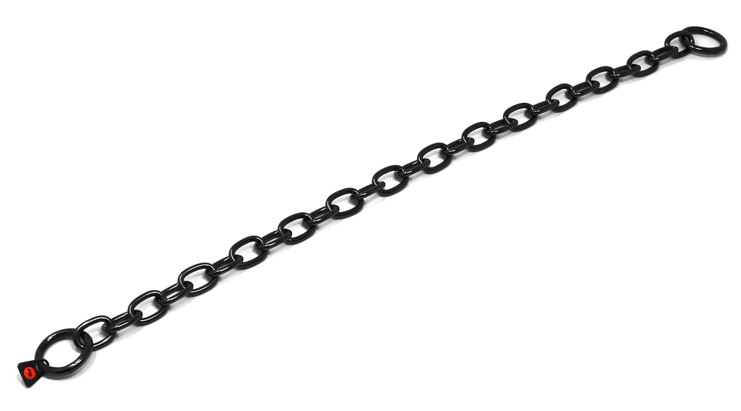 Dogline Herm Sprenger Black Stainless Steel Short Link Fur Saver Training Collar No-Pull Slip Chain For All Dogs Easy Control Made In Germany