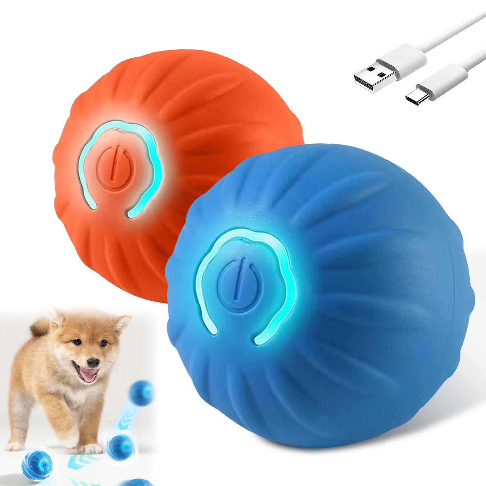 Xihongshi Shaky Ball Toy For Dogs, Shaking Dog Ball, Vibrating Dog Ball,Vibrating Ball For Dogs, Interactive Dog Ball, Automatic