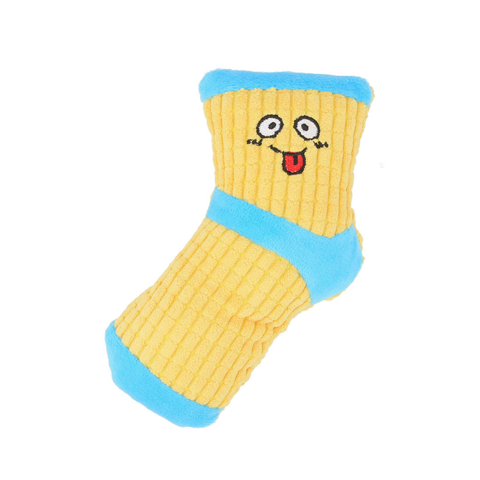 Squeaky Dog Toys, Funny Dog Toys Stuffed Plush Dog Toy, Cute Socks Dog Birthday Gift Dog Chew Toys Pet Toys for Small Medium Dog