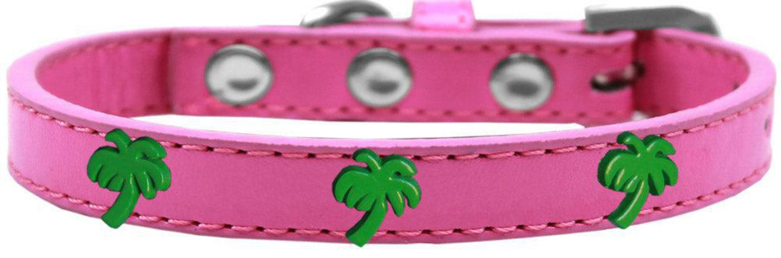 Mirage Pet Products 631-24 LV20 Green Palm Tree Widget Dog Collar, Size 20, Lavender