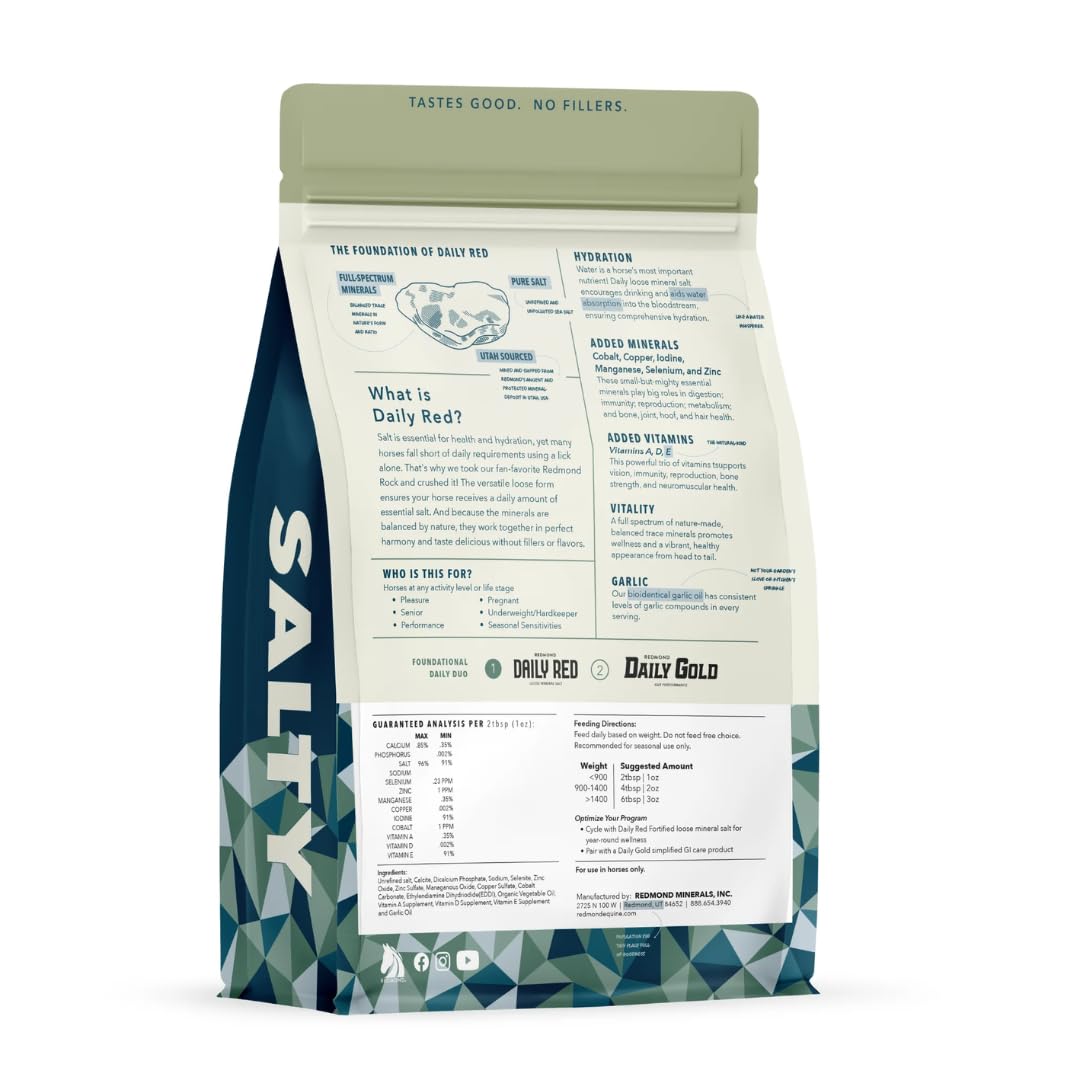 Daily Red Fortified w/Garlic - Horse Vitamin & Mineral Supplement 5 lb Pouch