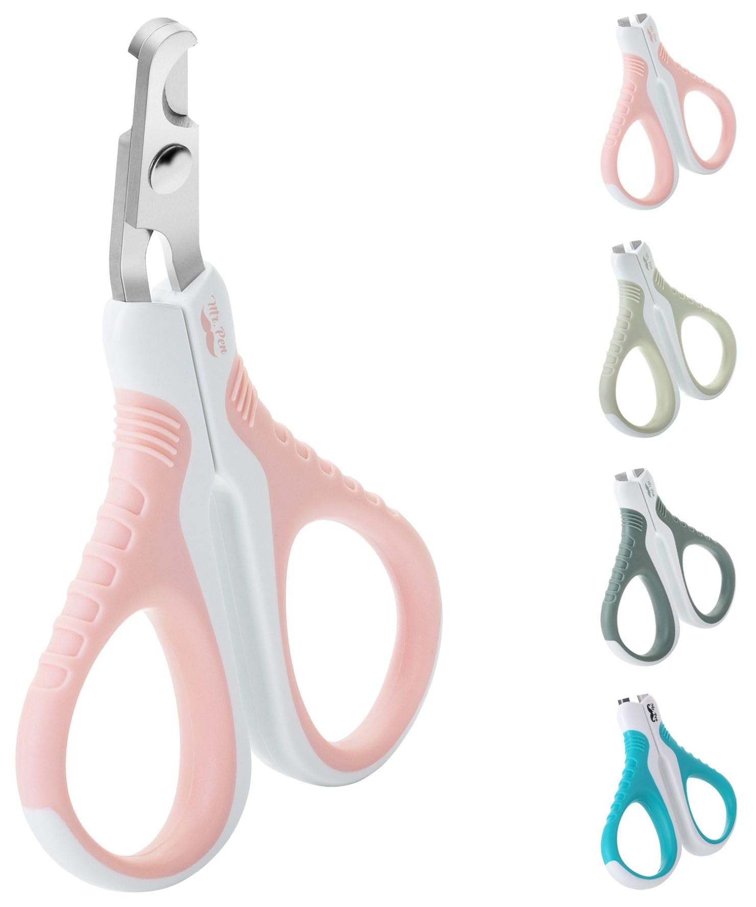 Mr. Pen Cat Nail Clipper, Pink Stainless Steel Trimmer for Kittens & Small Dogs, Model PILC001M301
