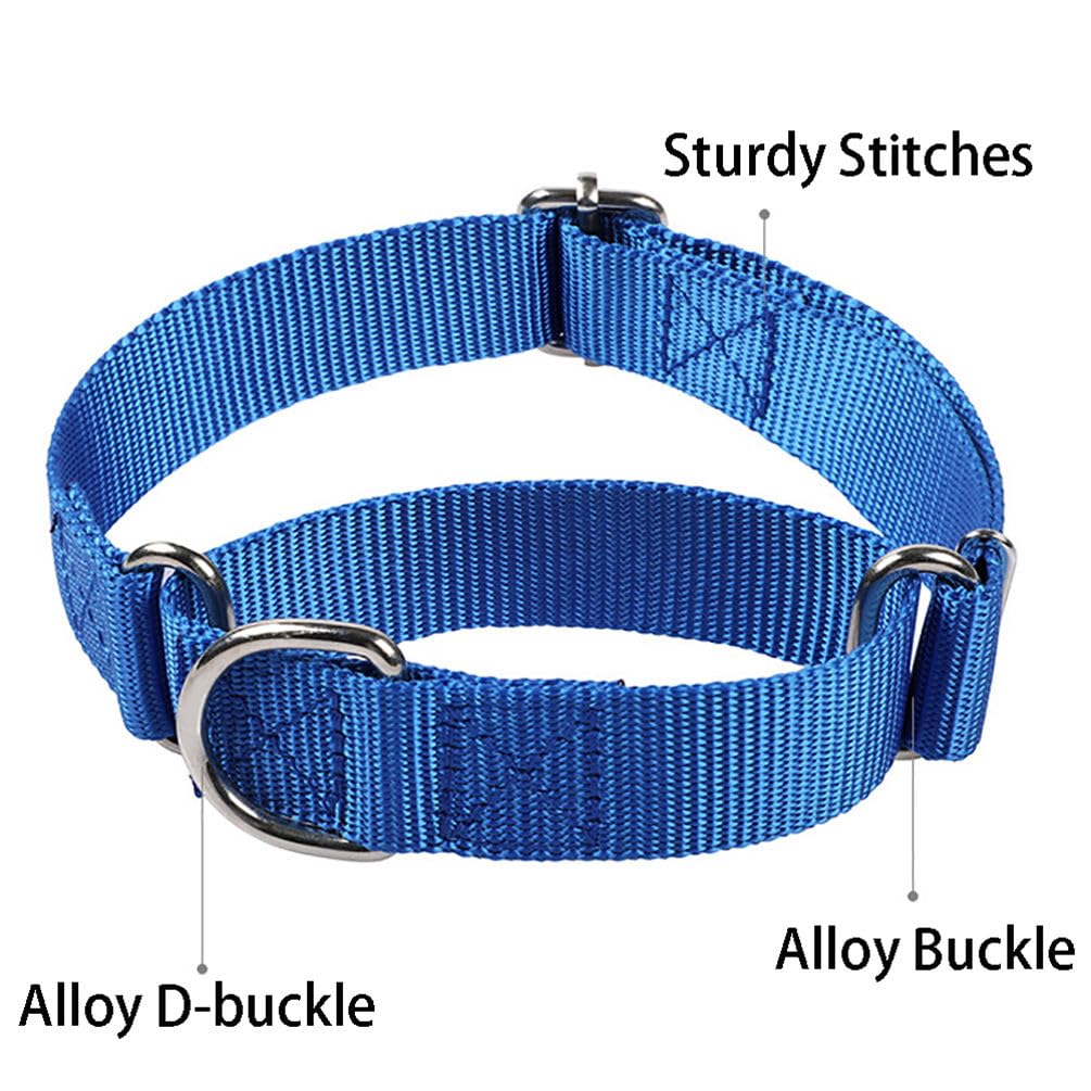 Dog Collar Martingale, Escape Proof Dog Choke Collar No Pull Cinch Dog Training Collars Adjustable For Small Medium Large Breed