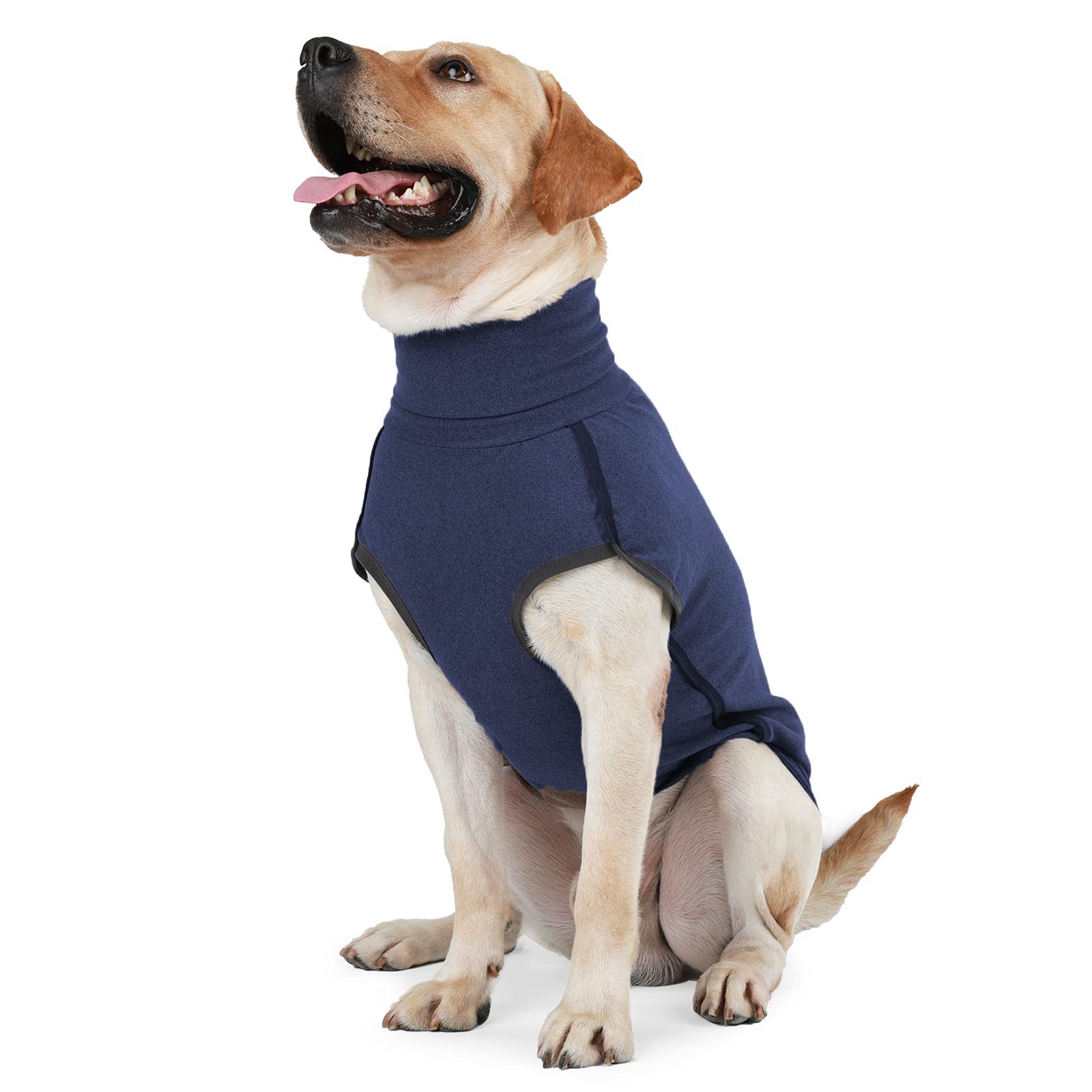 Dog Sweater Pullover Cold Weather Vest For Dogs Dog Sweatshirt & Jacket For Indoor And Outdoor Use (Xx-Small, Navy Blue)