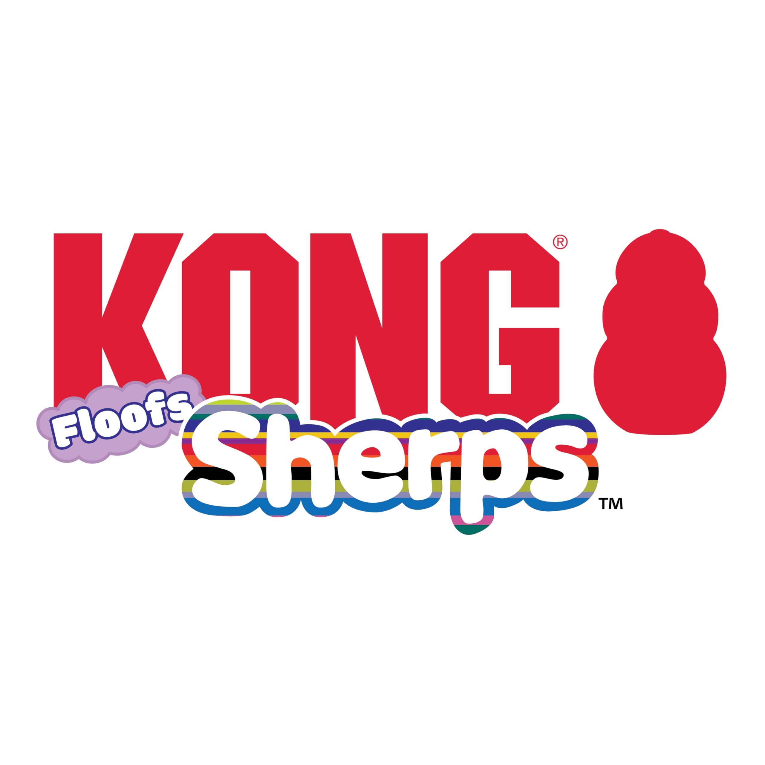 KONG Sherps Floofs Sheep Md