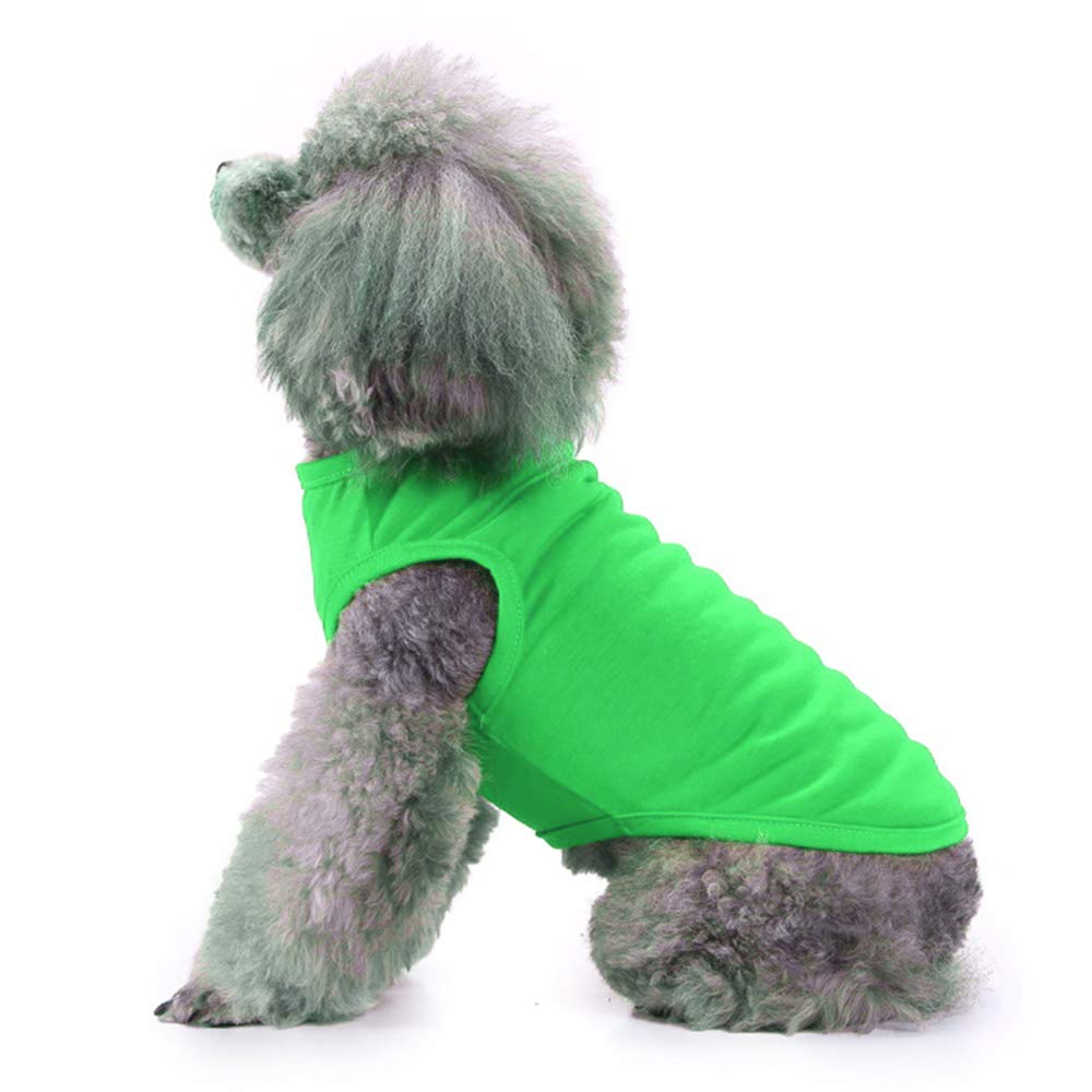 Dog Shirts Clothes, Chol&Vivi Dog Clothes T Shirt Vest Soft And Thin, 2Pcs Blank Shirts Clothes Fit For Extra Small Medium Large
