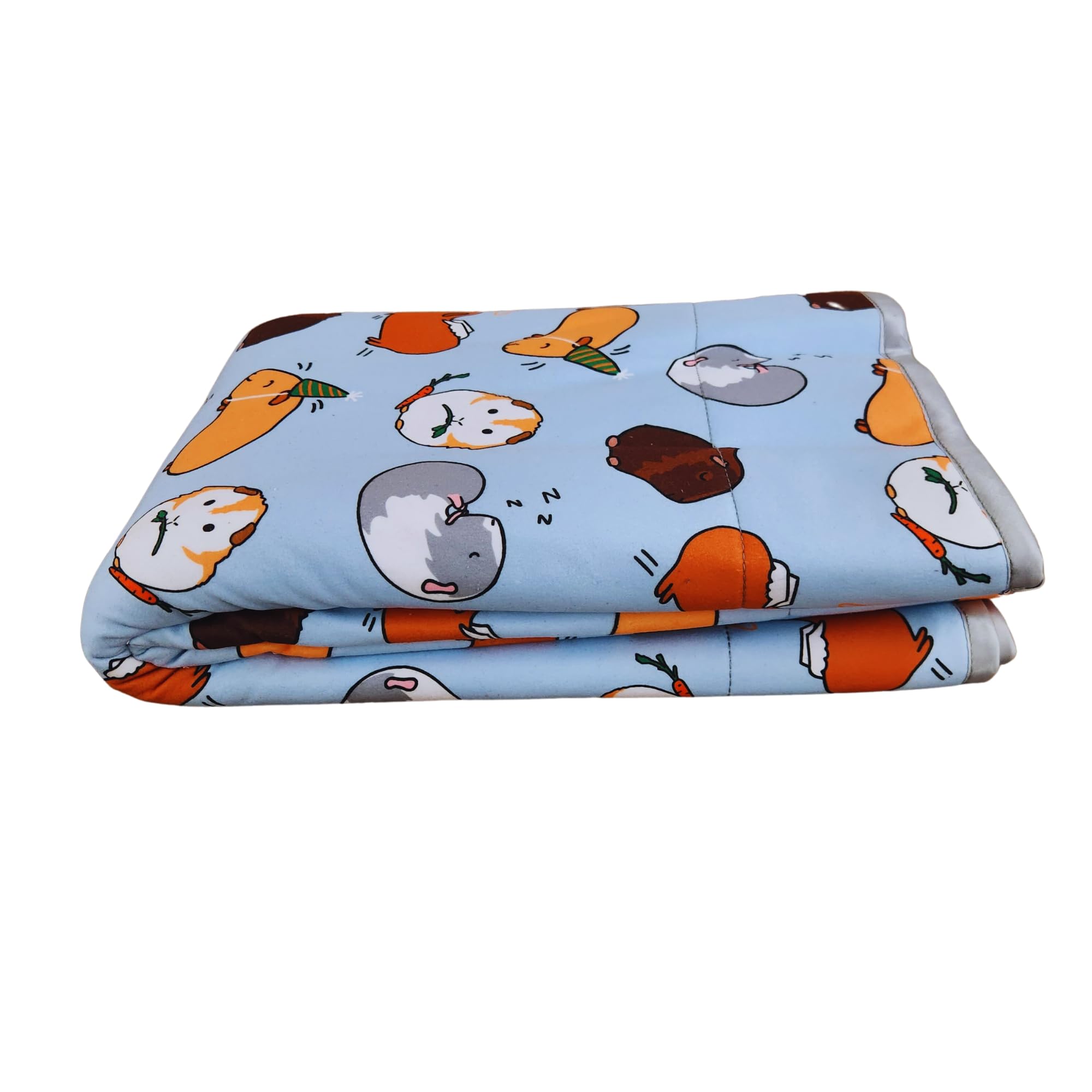 Tater Pets Guinea Pig Fleece Cage Liner - Absorbent, Machine Washable - Fits 24"x47" or 48" - Multi Color - Perfect for Guinea Pigs & Hedgeh