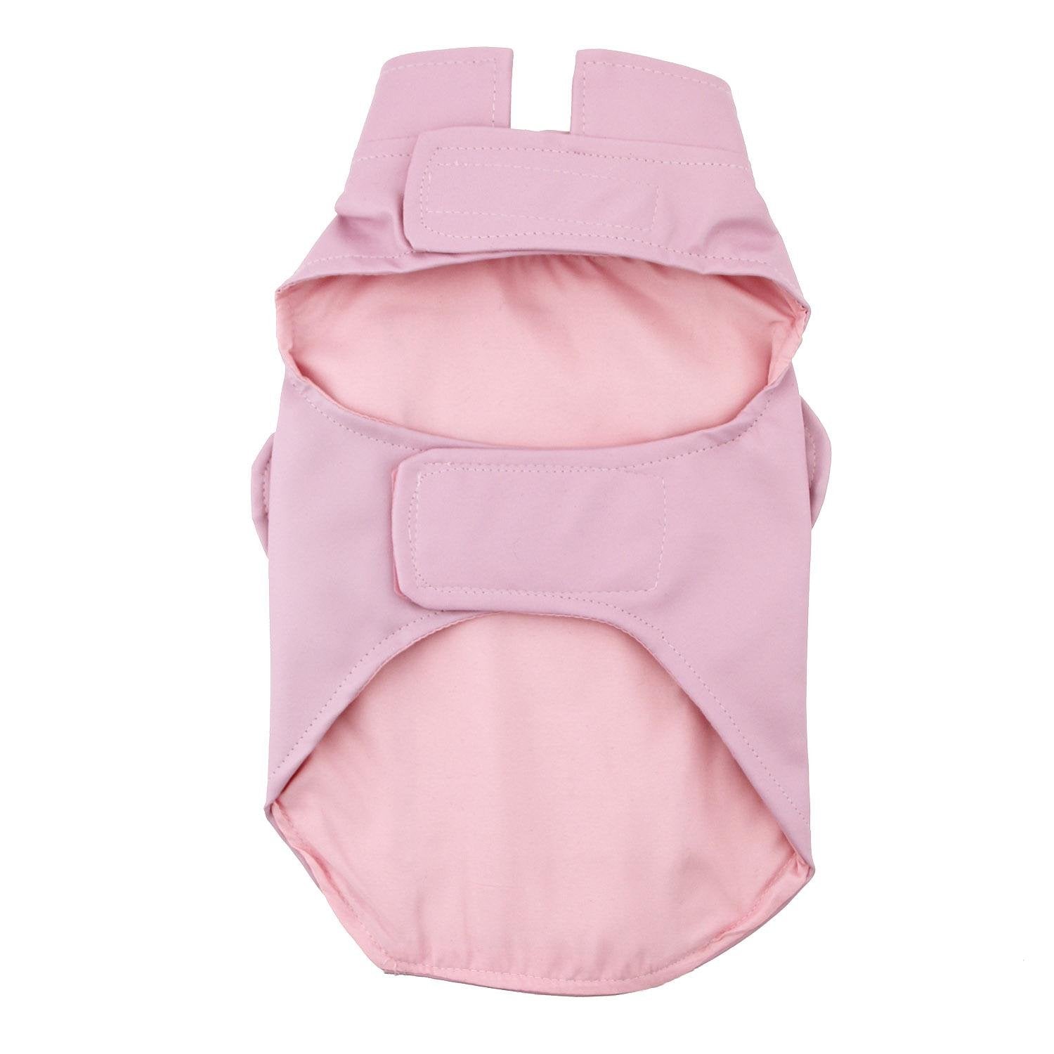 Doggie Design Biker Dawg Motorcycle Dog Jacket (X-Small, Pink)