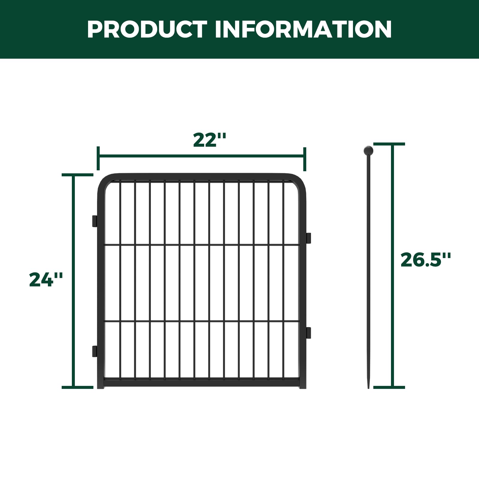 Fxw Rollick Dog Playpen For Yard, Rv Camping, 32 Inch 2 Panels For Small And Medium Dogs│Patented
