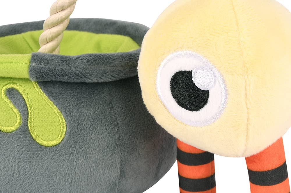 P.L.A.Y. Cute Plush Dog Toys - Howling Haunts Halloween Themed Durable Squeaker Chew Toy, Great For Puppies & Small, Medium, Lar