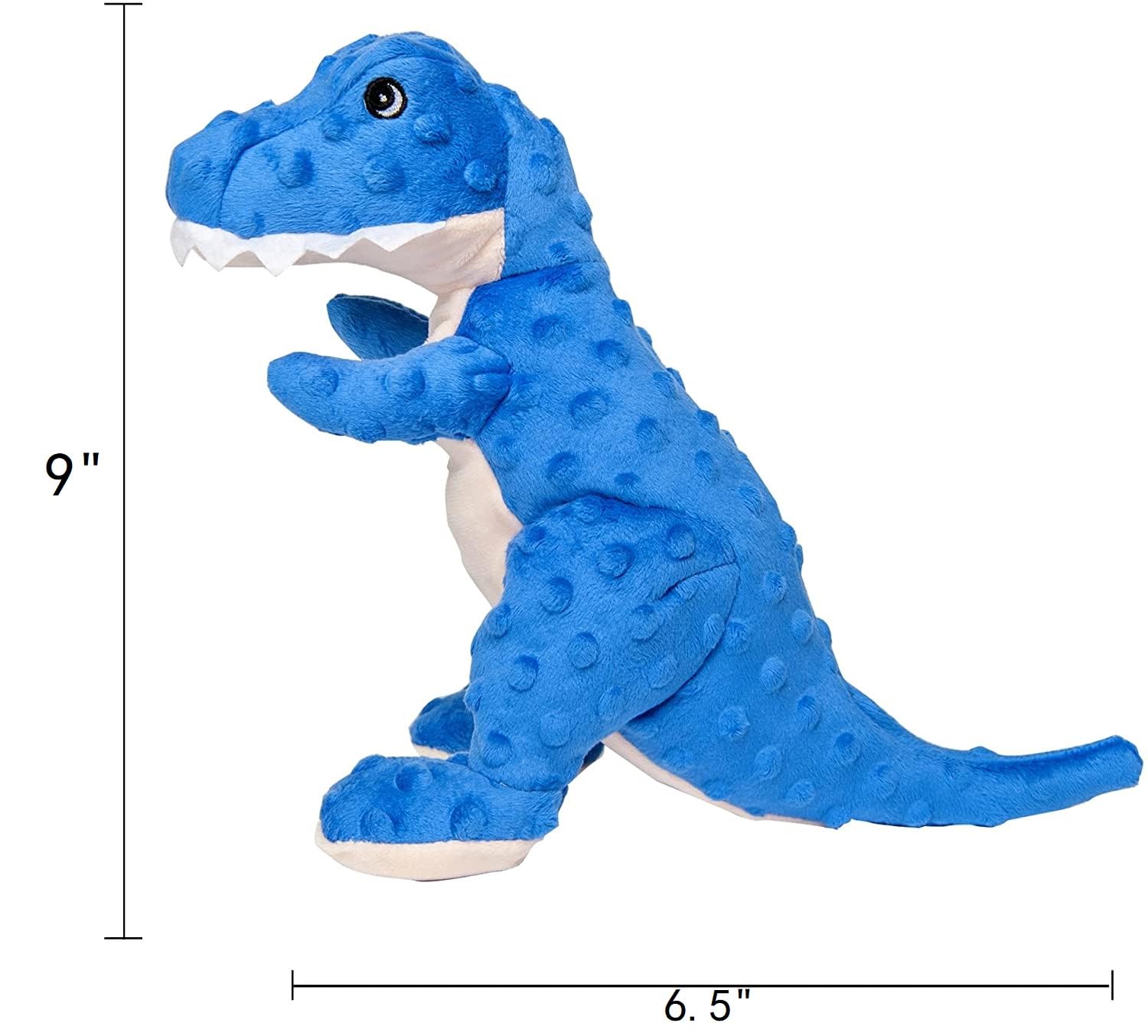 Dododola Stuffed Dog Toys Durable Plush Dog Toy With Crinkle Paper Cute Dinosaur Squeaky Dog Toys Dog Chew Toys For Medium Large Breed