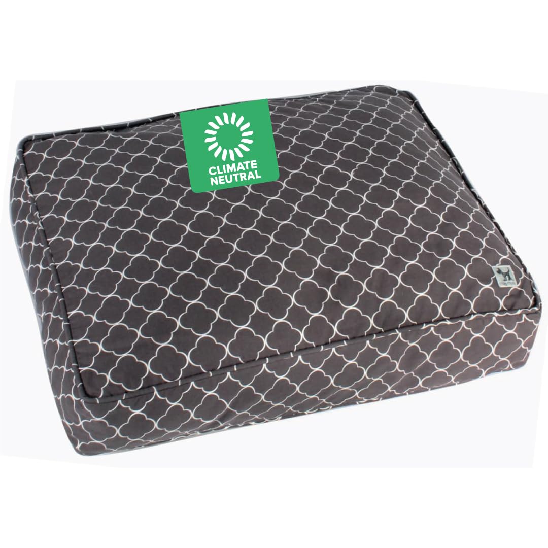 Molly Mutt Small Dog Bed Cover - Clark Gable Print - Measures 22   X27   X5 - 100% Cotton - Durable - Breathable - Sustainable -