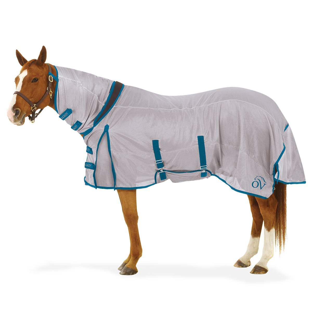 OVATION Super Fly Sheet w/Belly+Neck, Size: 69 (470961GRYTL69)