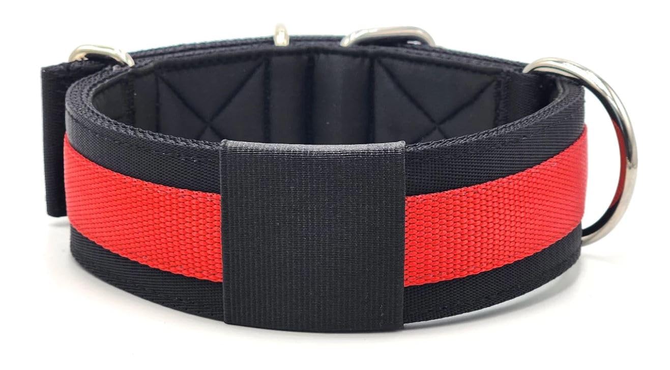 Canine Athletes 2' Wide Elite Max V2 Neoprene Padded Thick Working Dog Collar For Strong Dogs (Large)