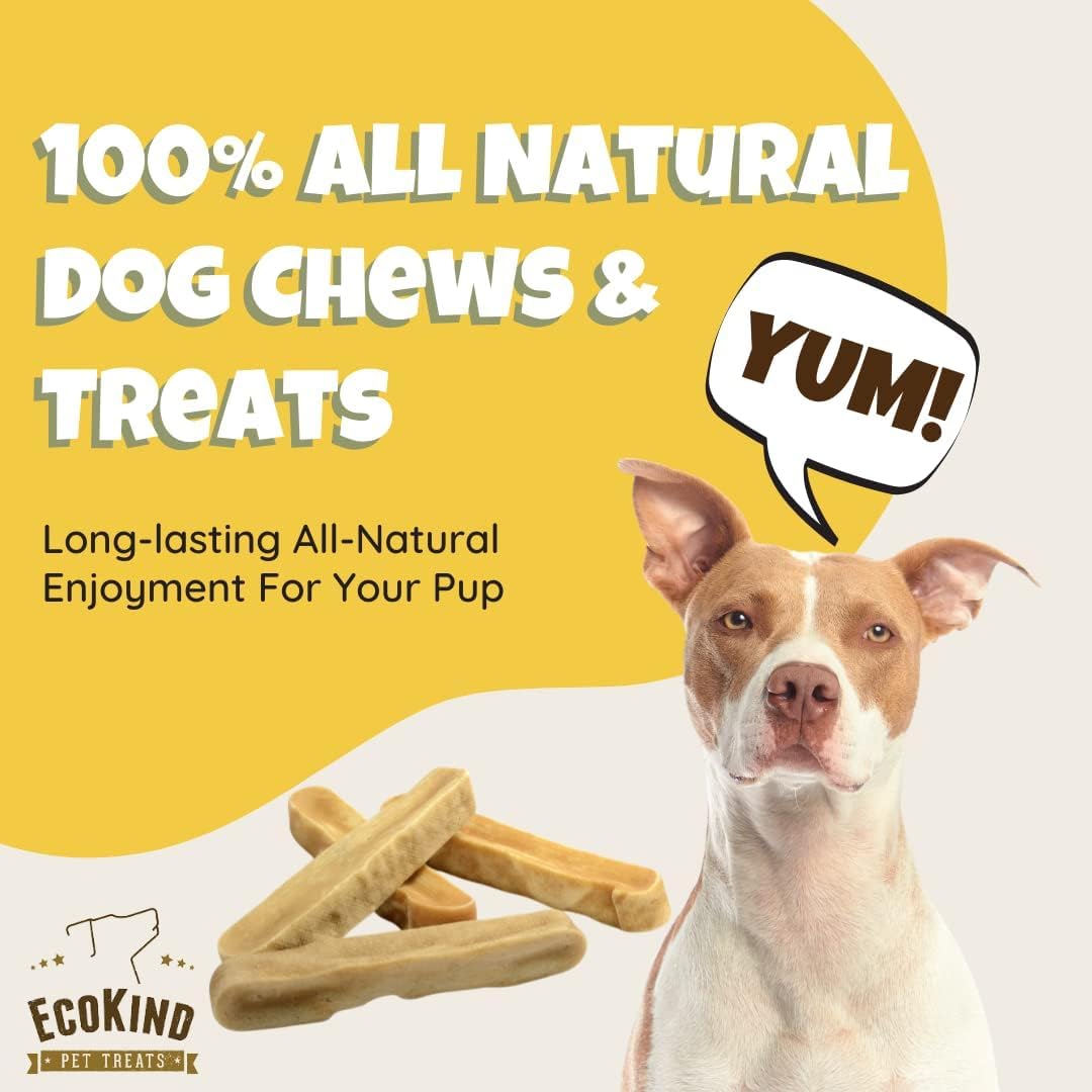 EcoKind Premium Gold Yak Cheese Himalayan Dog Chews, Dog Treats Large Breed, All Natural, High Protein Dog Chew, Chicken, Large