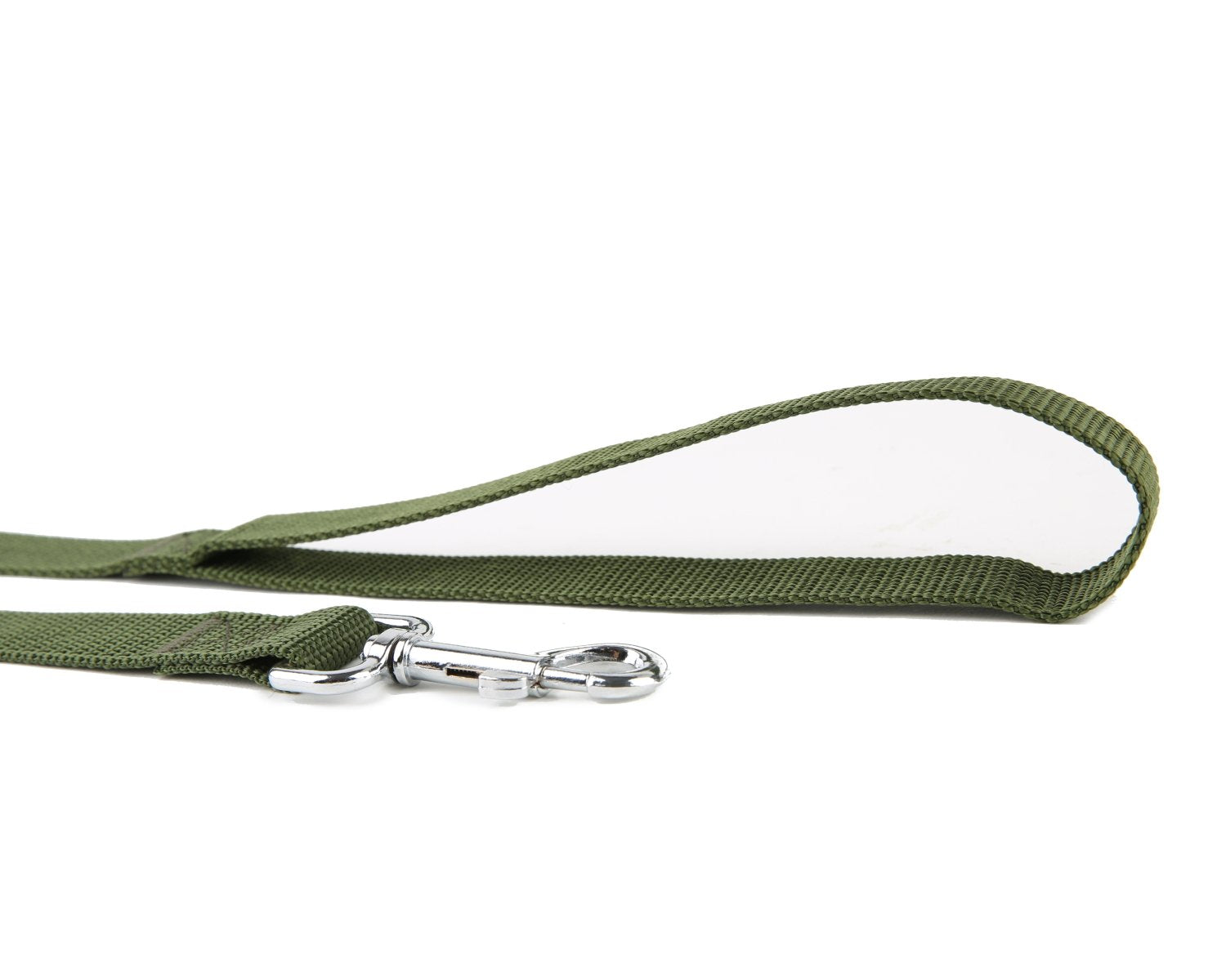 Strong Durable Nylon Dog Training Leash, Traction Rope, 4Ft /5 Foot /6 Feet Long, 5/8 Inch 3/4 Inch 1 Inch Wide, For Small And Medium Dogs (1'' X 8 Ft, Green)