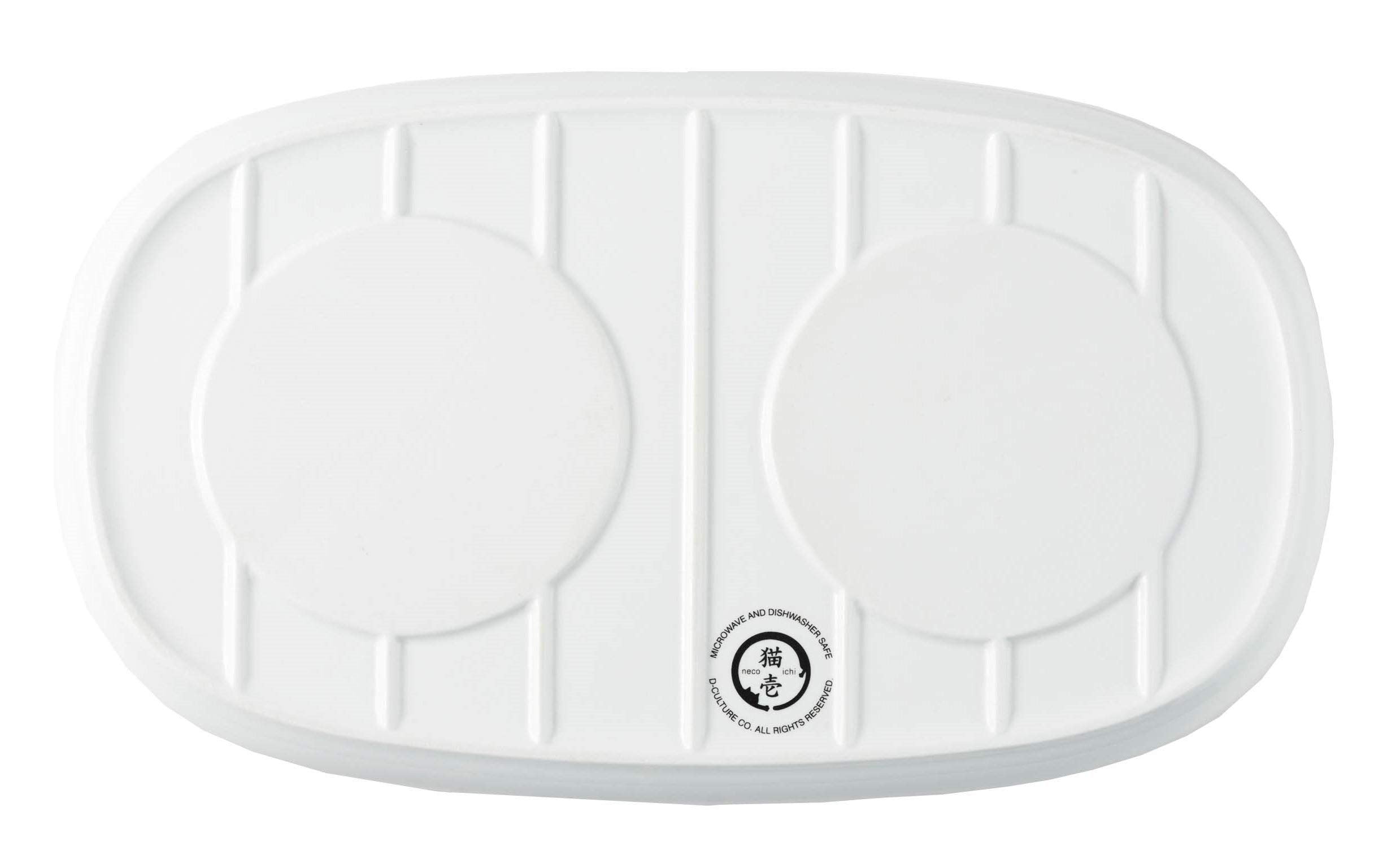 Raised Cat Bowls and Double Dining Tray Set (Cat)