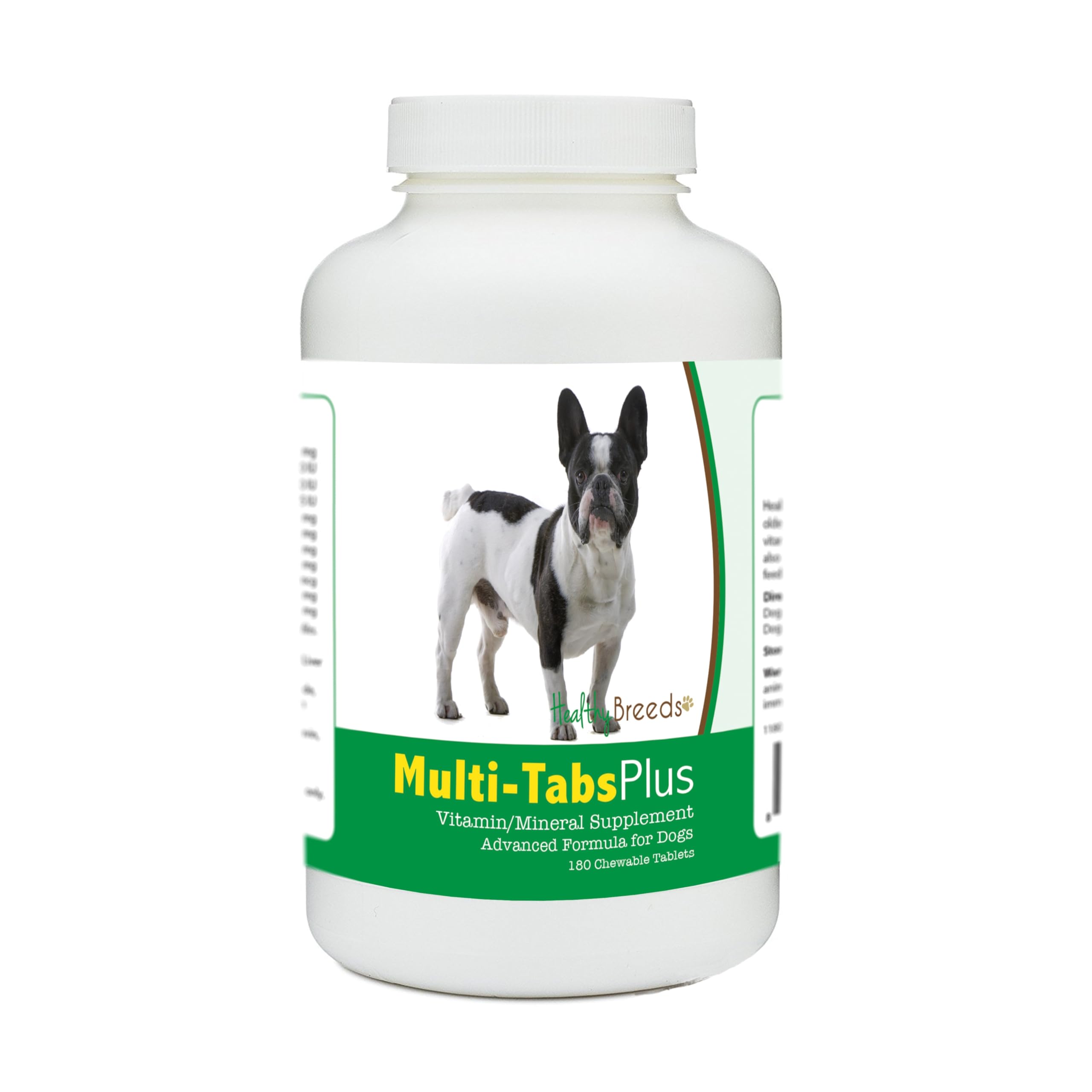 Healthy Breeds French Bulldog Multi-Tabs Plus Chewable Tablets 180 Count