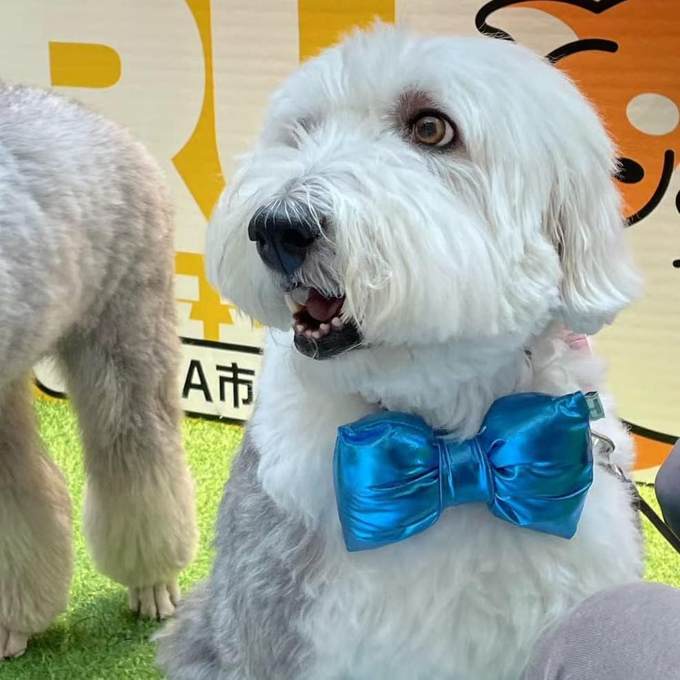 Dog Collar With Bowtie, Durable Detachable Adjustable And Comfortable Bow Tie Dog Collar For Small Dogs Puppies And Cats, Neck 1
